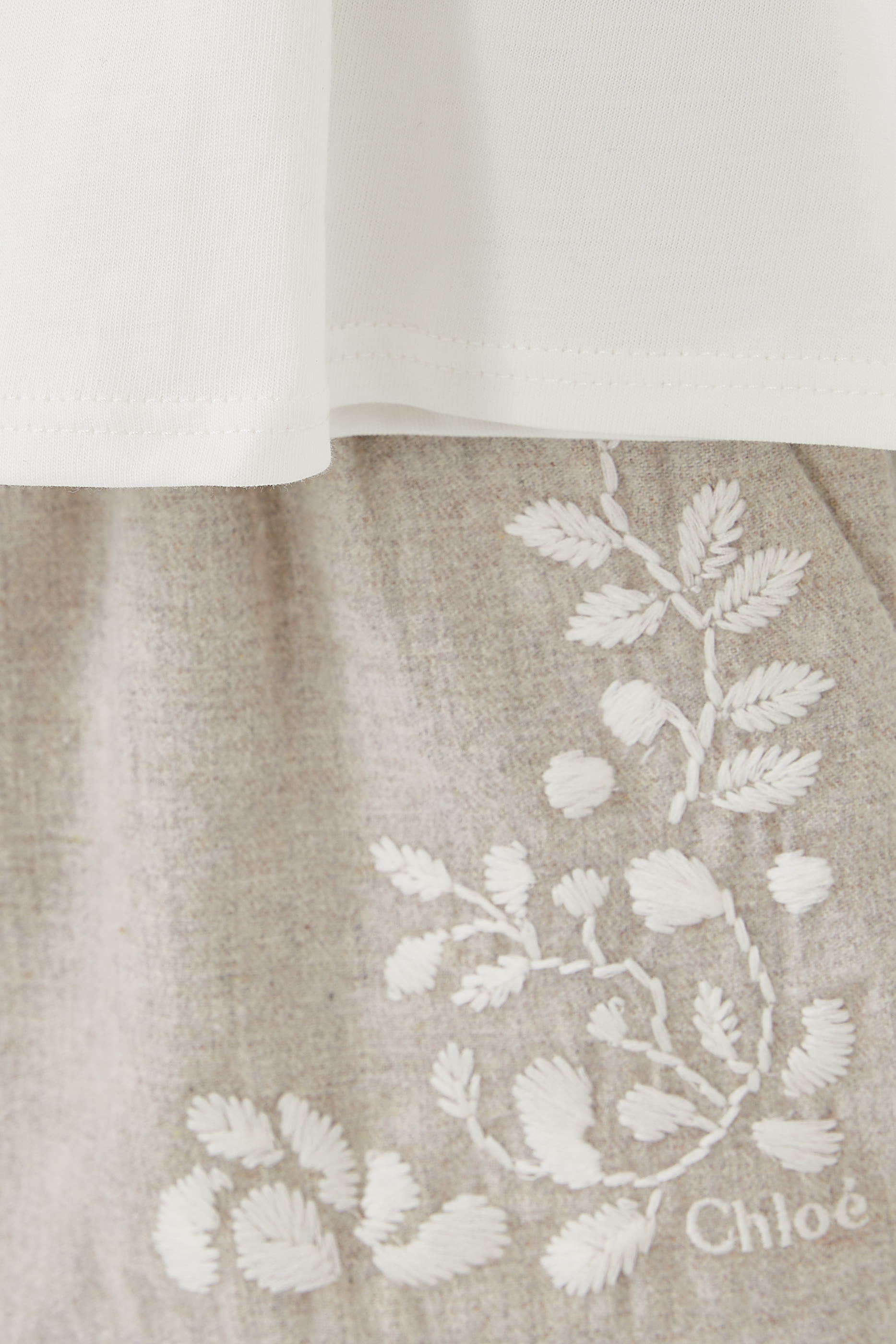 Kids Floral Embroidered Clothing Set