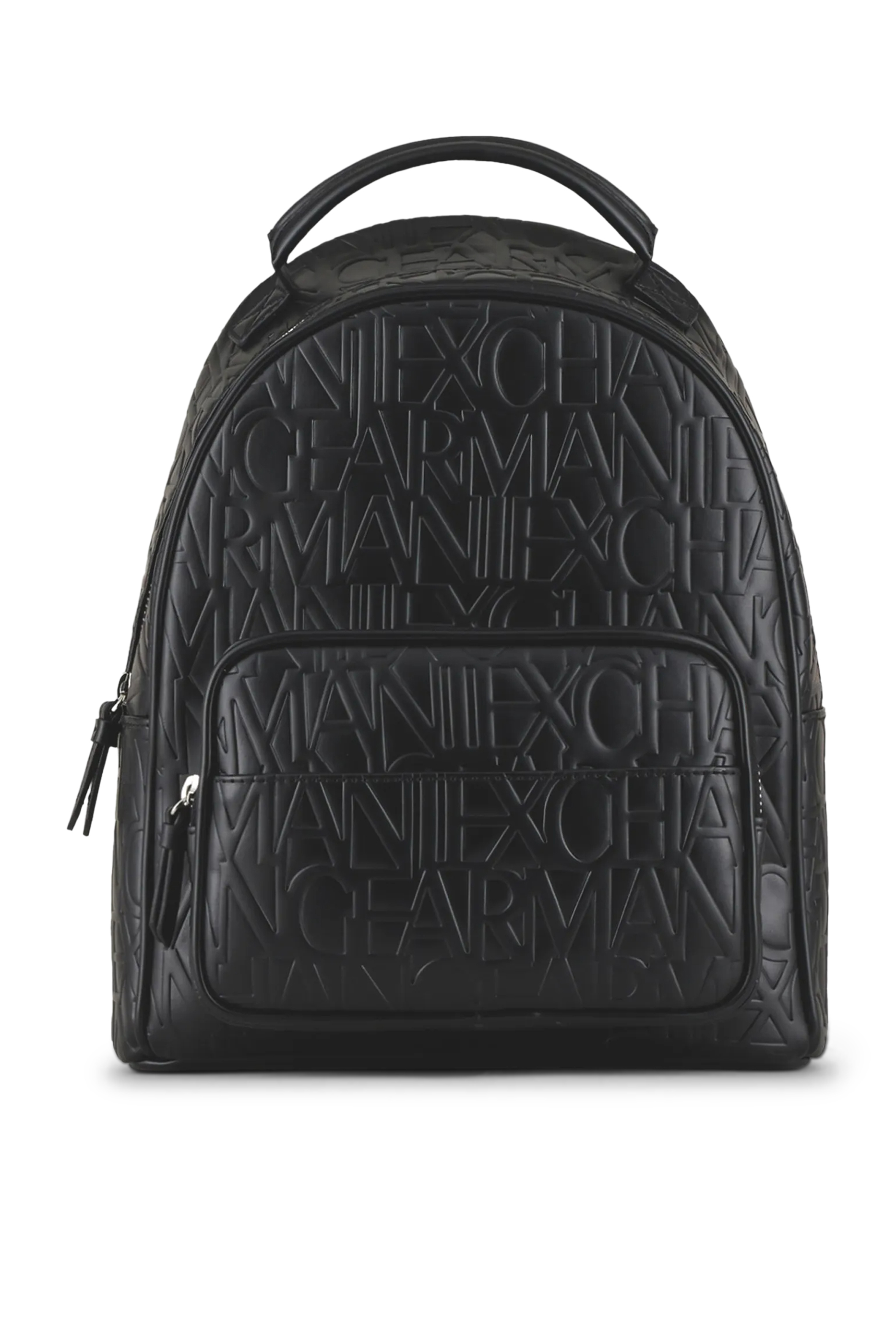 Embossed All-Over Logo Backpack