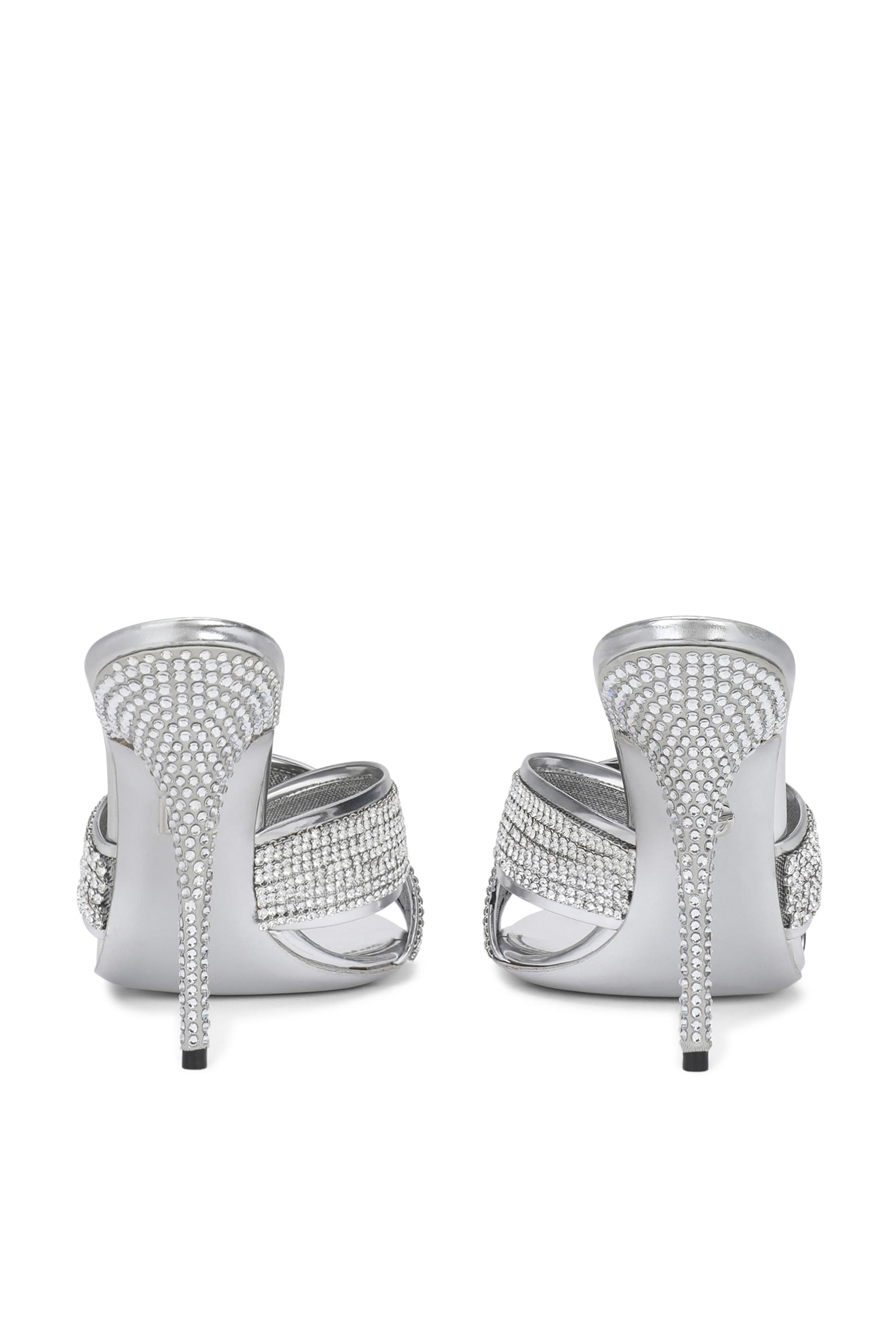 Crystal Mesh Mules 85
