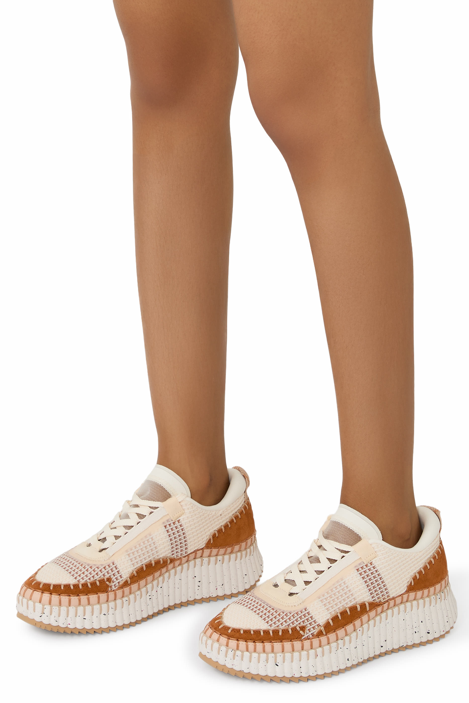 Nama Mesh-Panelled Sneakers