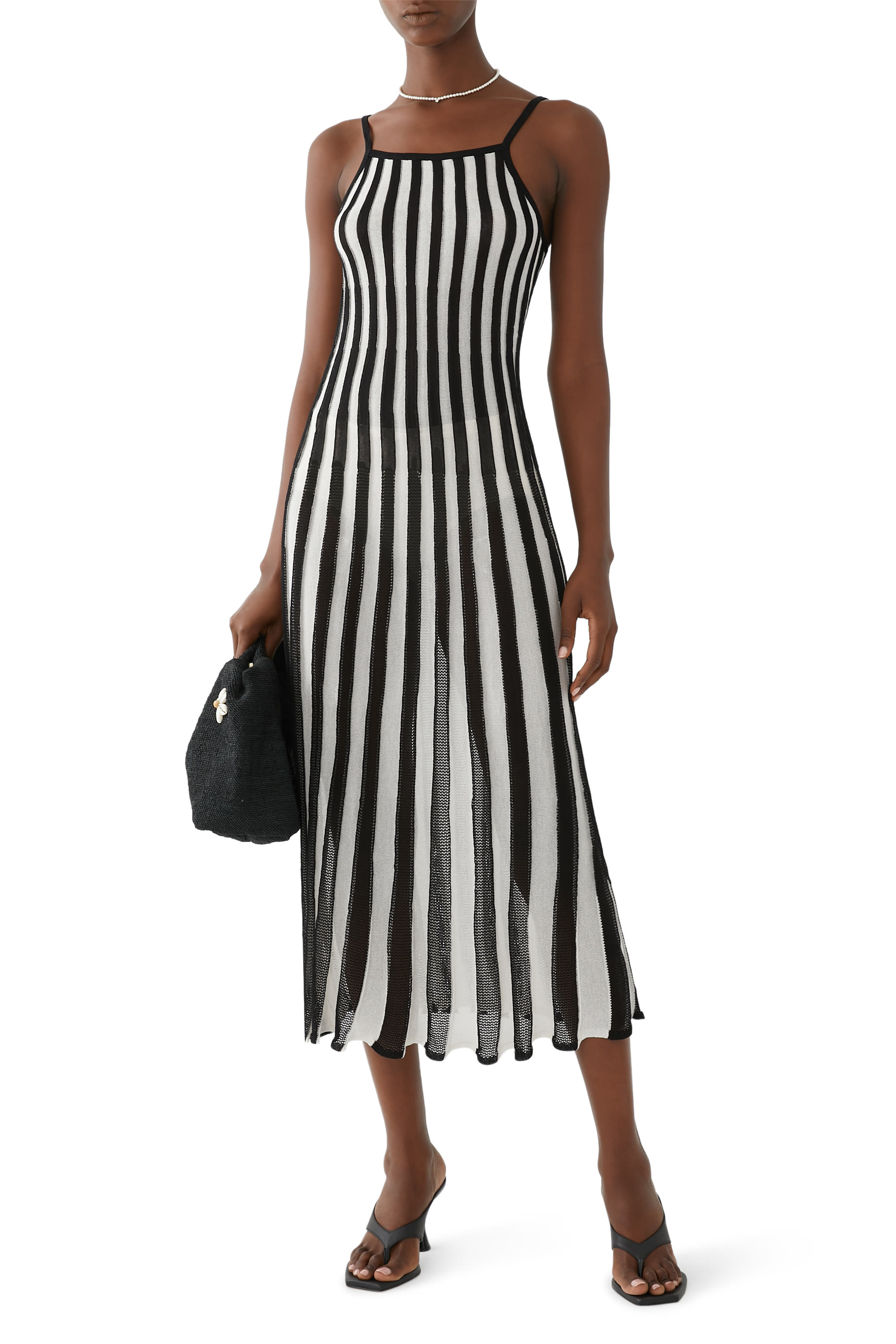 Kaylee Striped Midi Dress