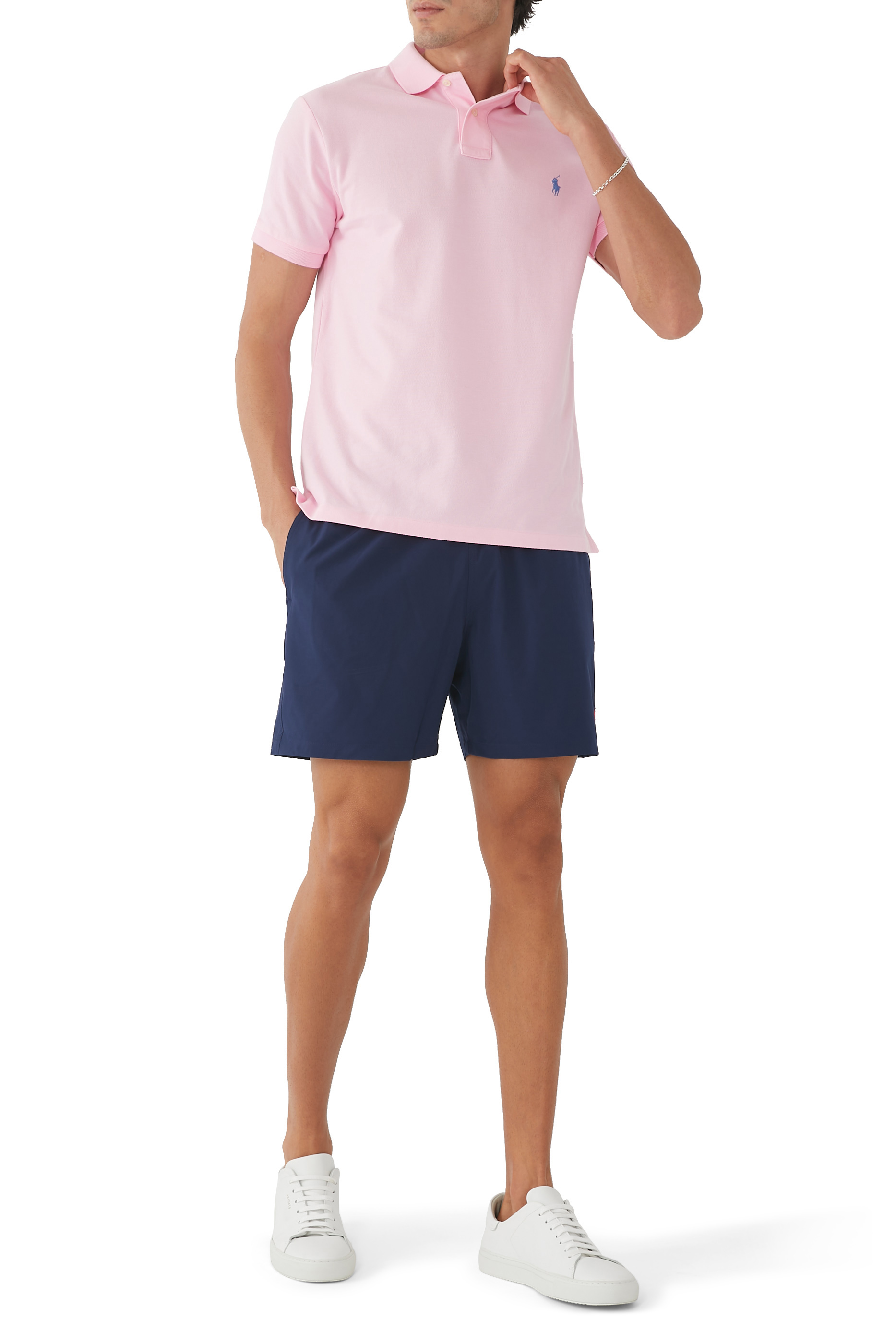 Pony-Embroidered Swim Shorts