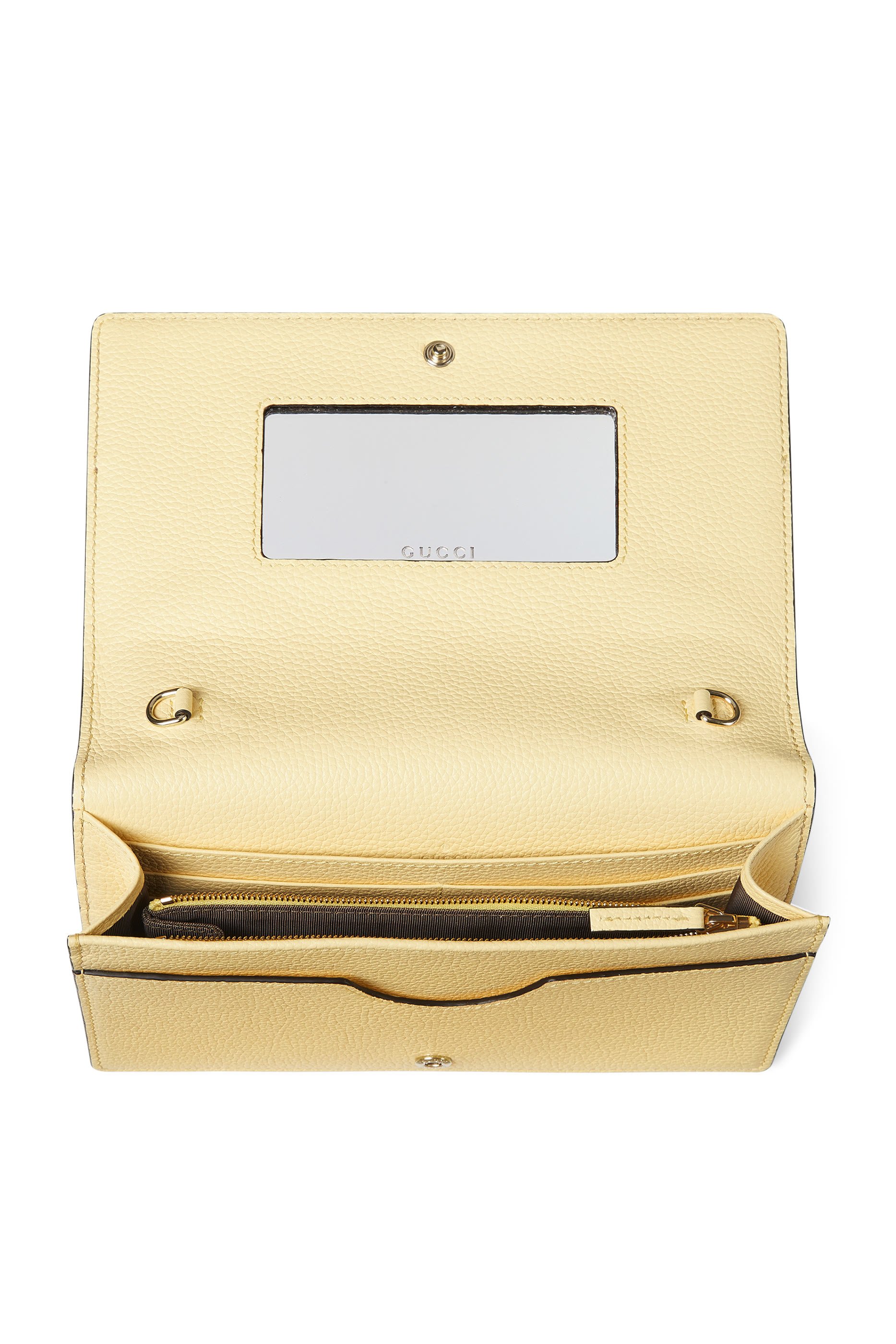 GG Marmont Bi-Color Chain Wallet