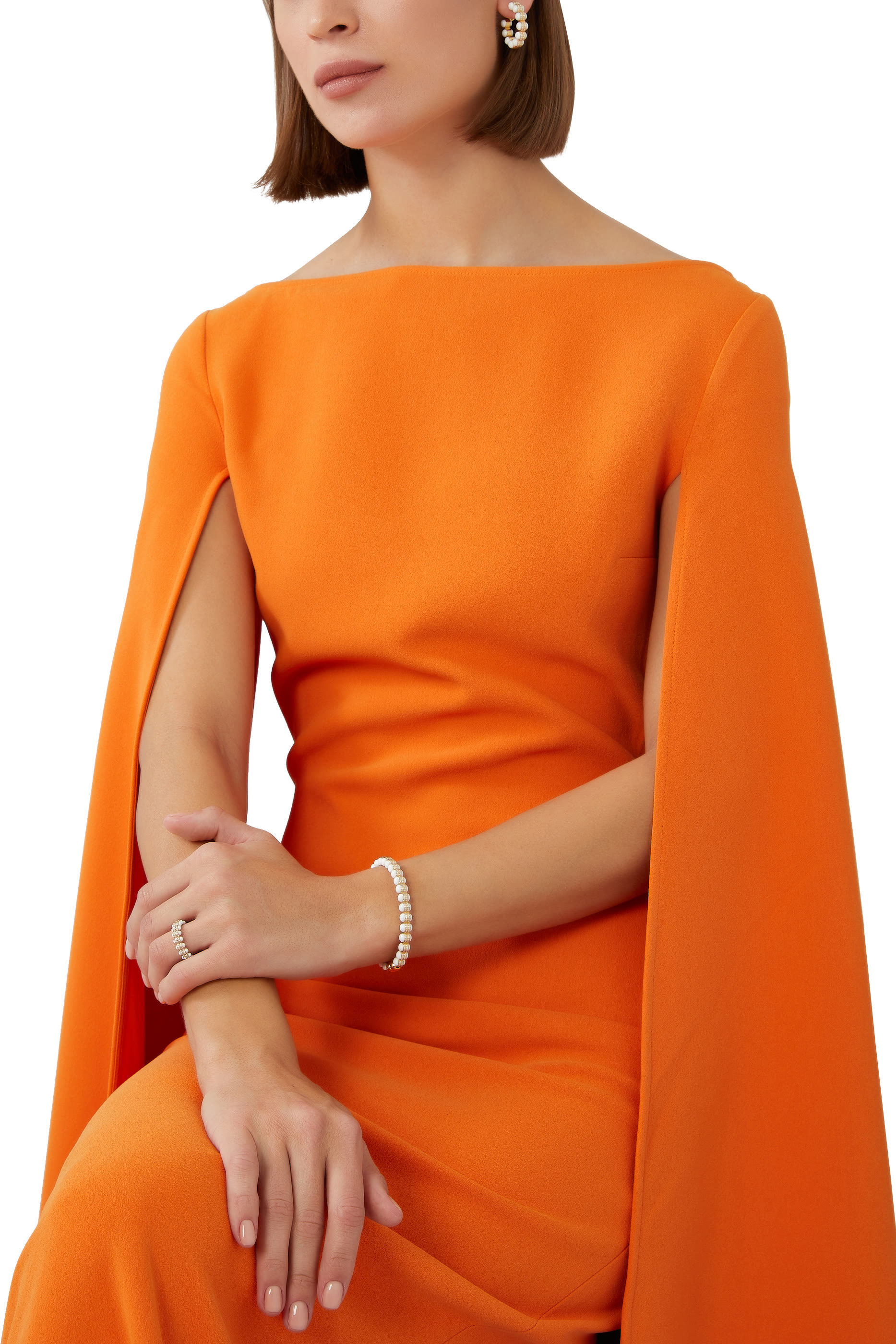 Hydrogen Atom Ring, 18k Yellow Gold, Enamel & Diamonds