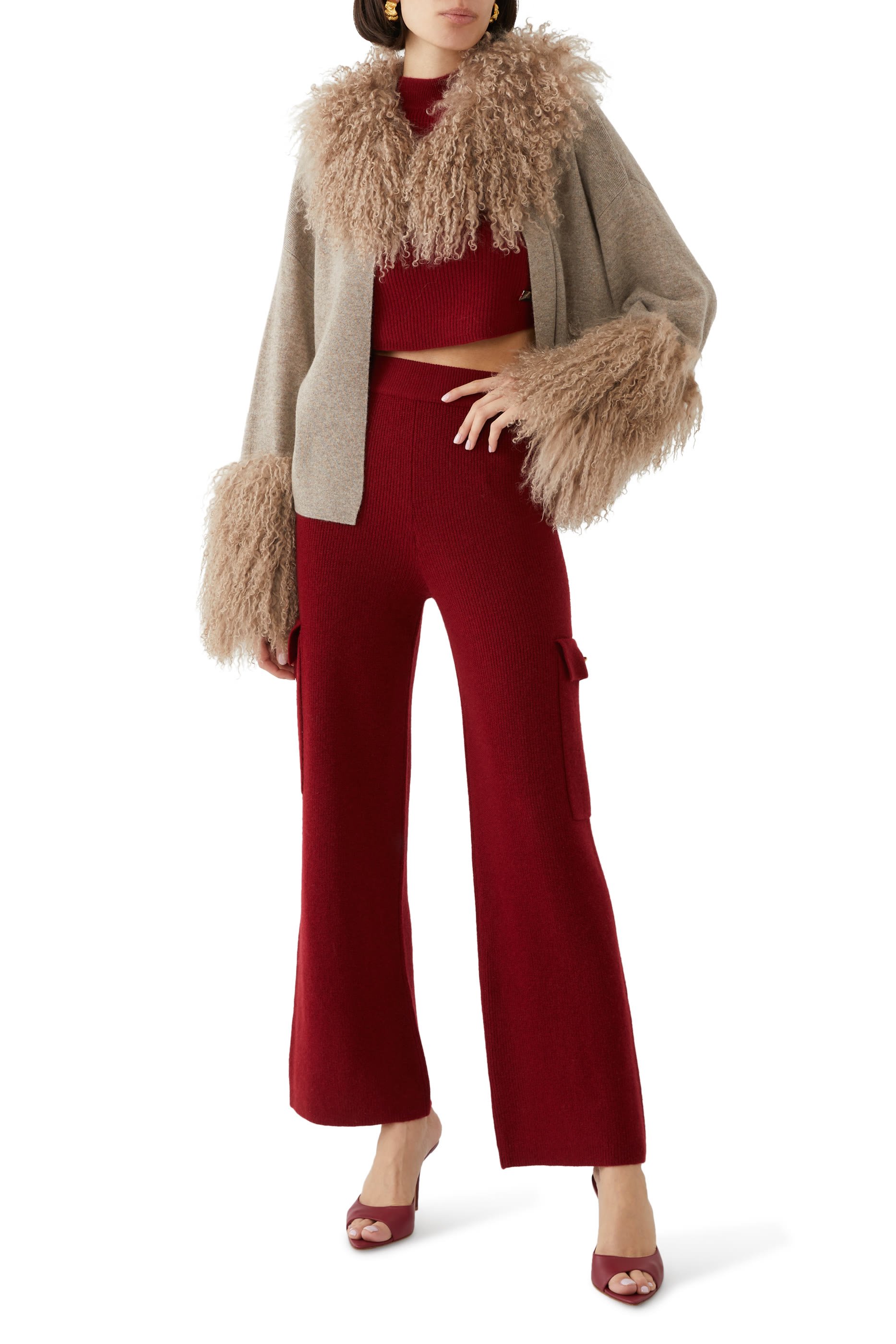 Ribbed Cropped Halter Top