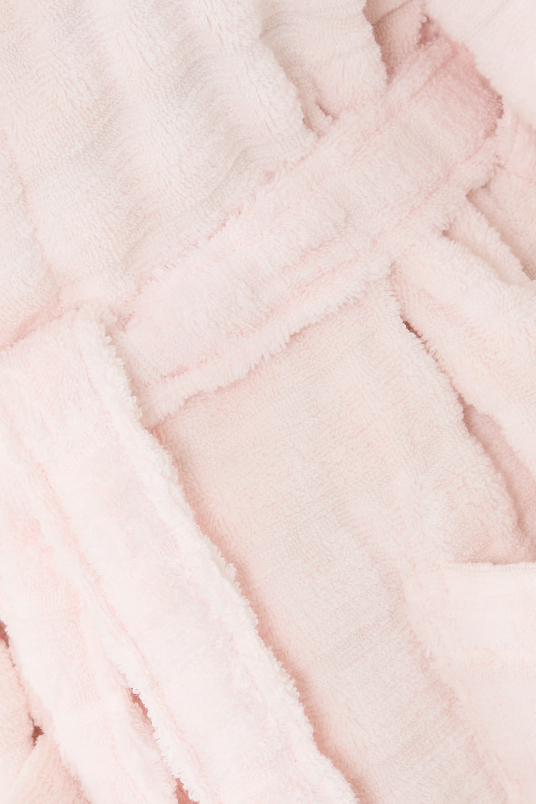 Organic Cotton Hooded Ribbed Hydrocotton Robe