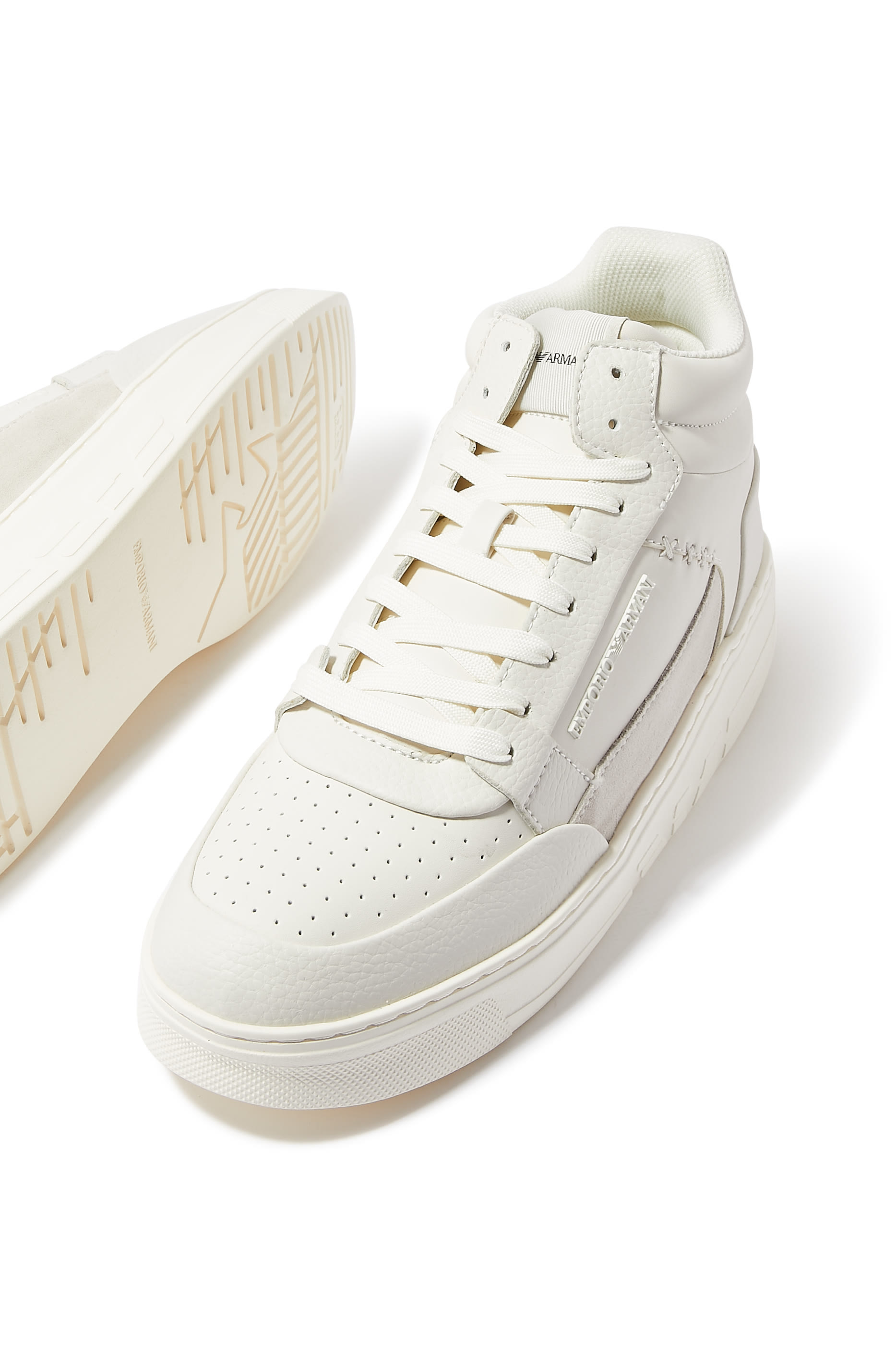 ASV High-top Sneakers in Regenerated Leather