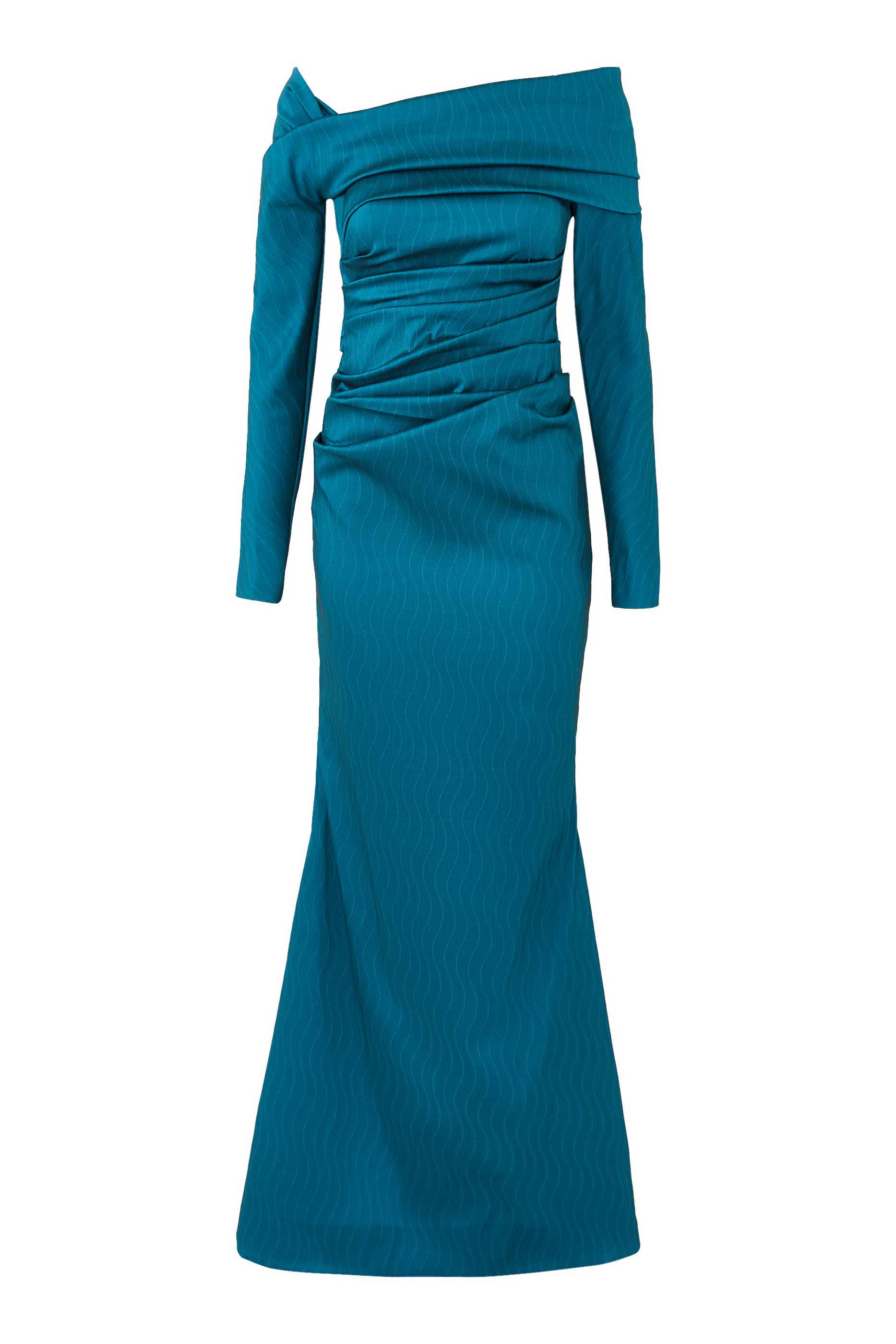 Off-Shoulder Evening Dress