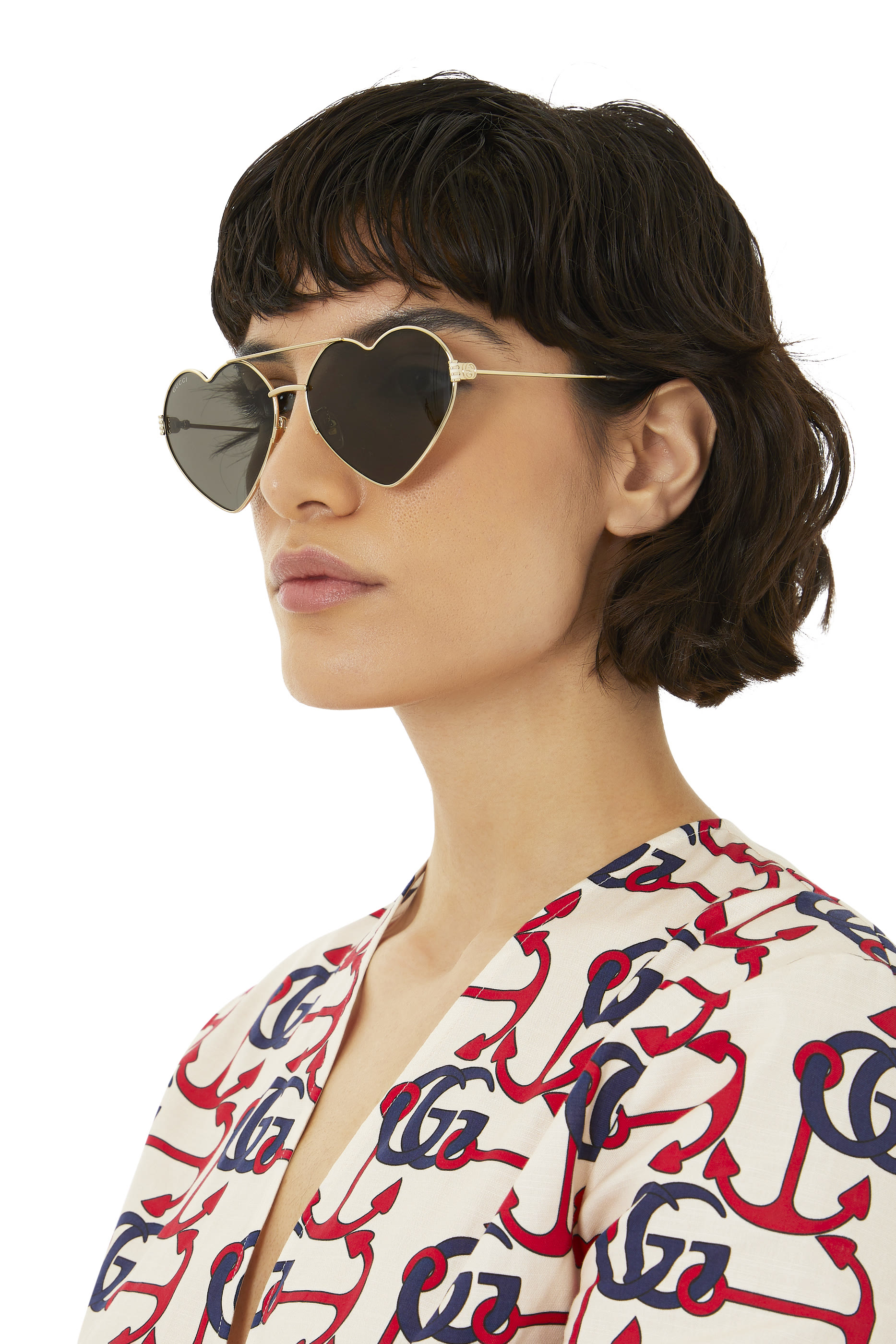 Heart-Frame Sunglasses