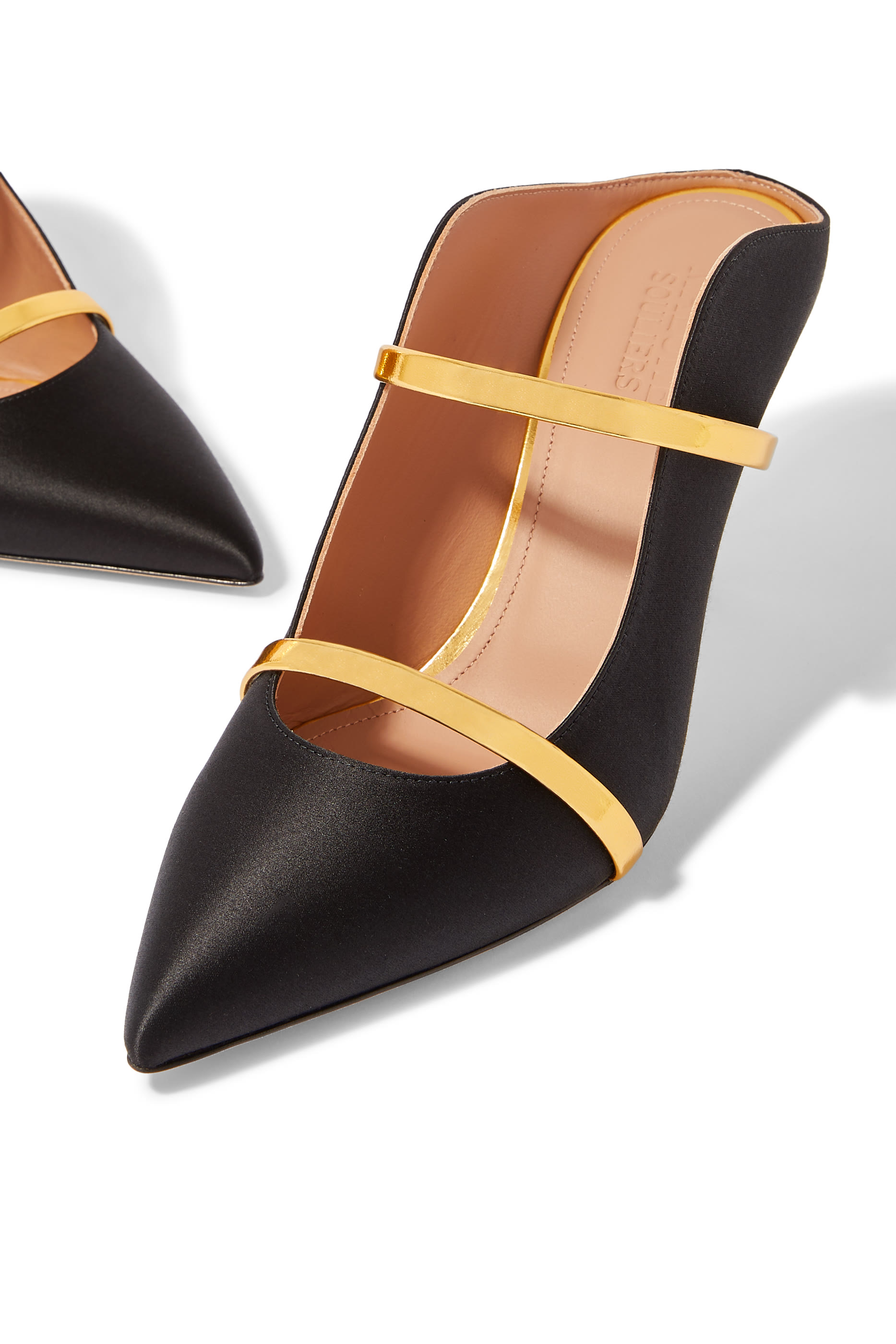 Maureen 70 Satin Mules