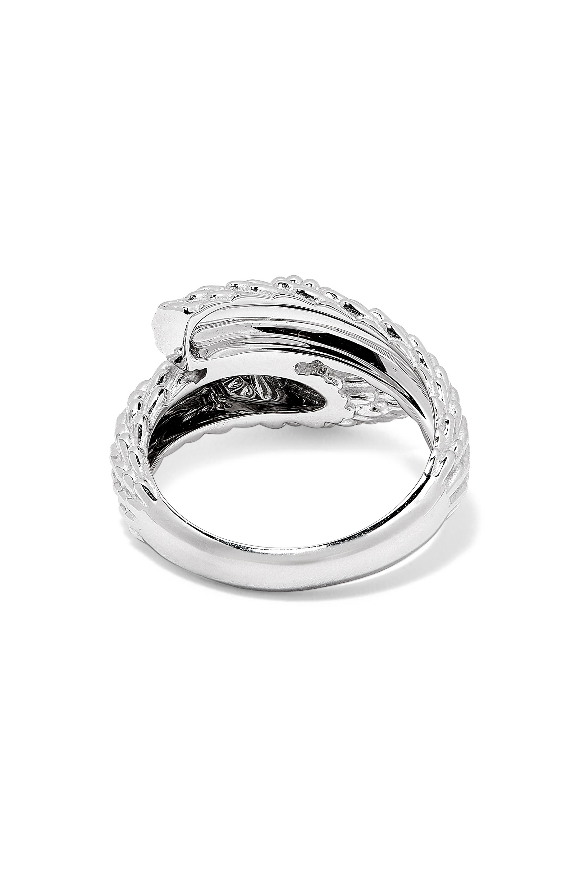 Serpent Bohème S Motif Diamond Ring, 18k White Gold & Diamonds