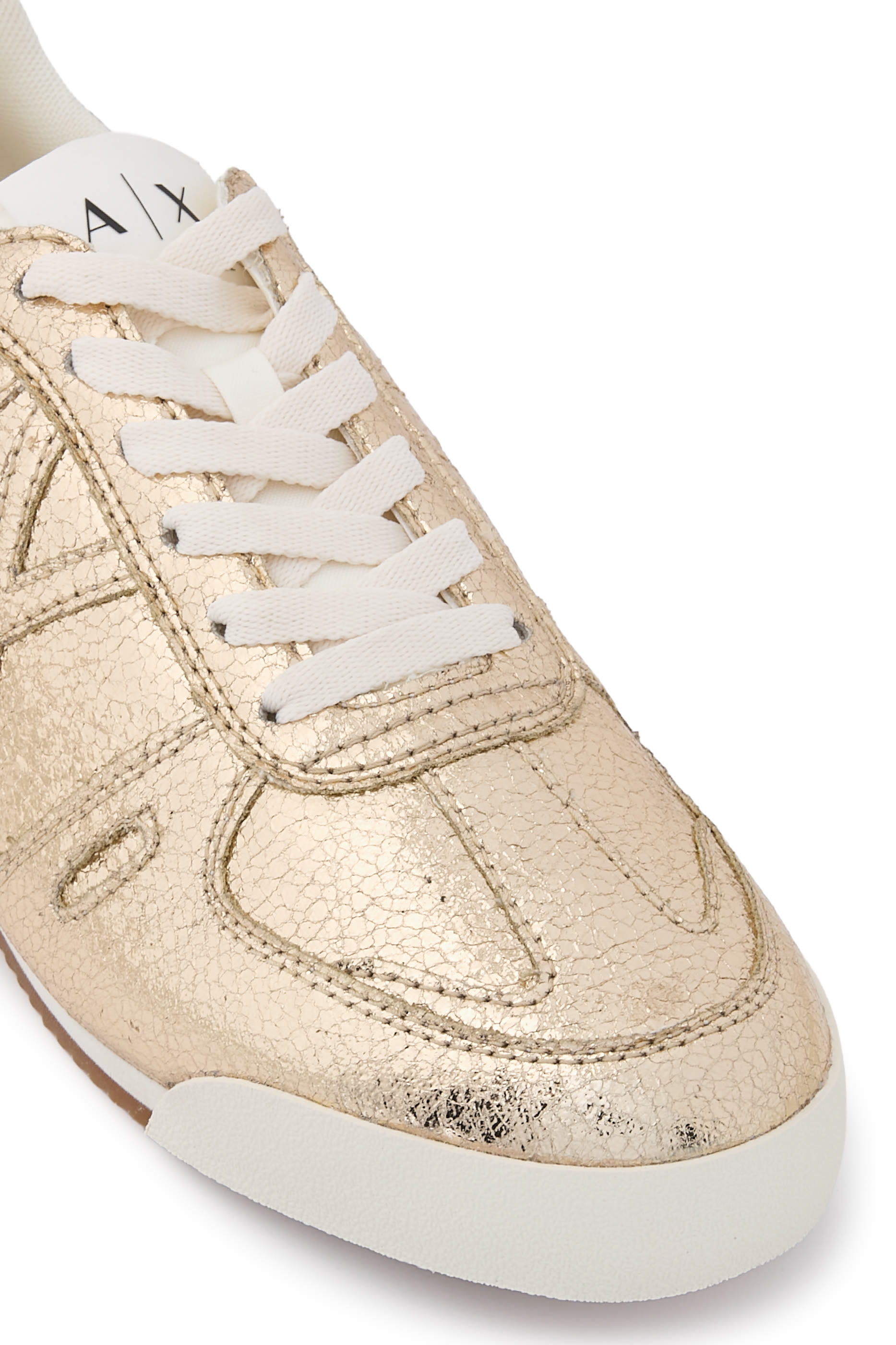 Crackle Finish Sneakers