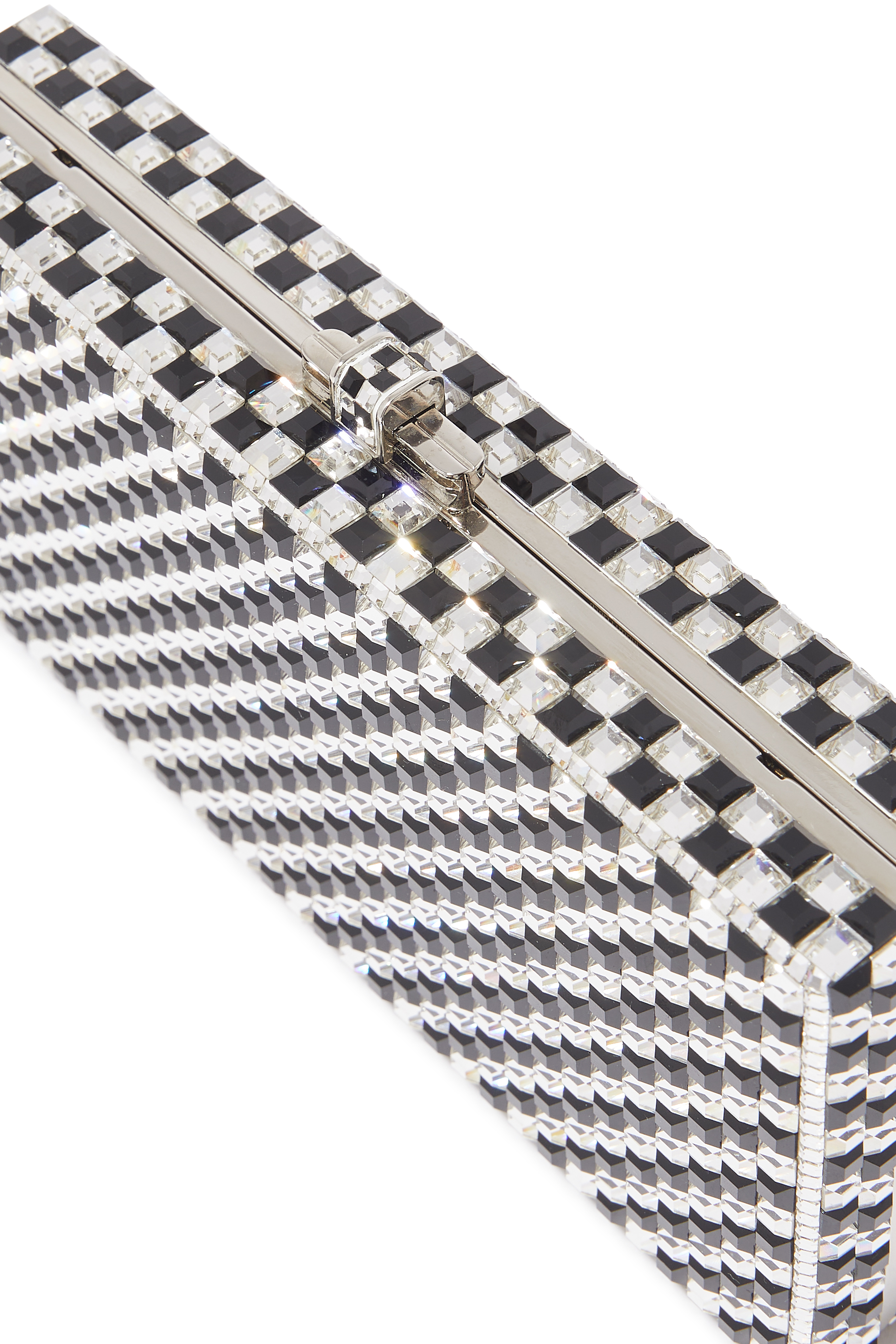 Sleek Rectangular Chessboard Clutch