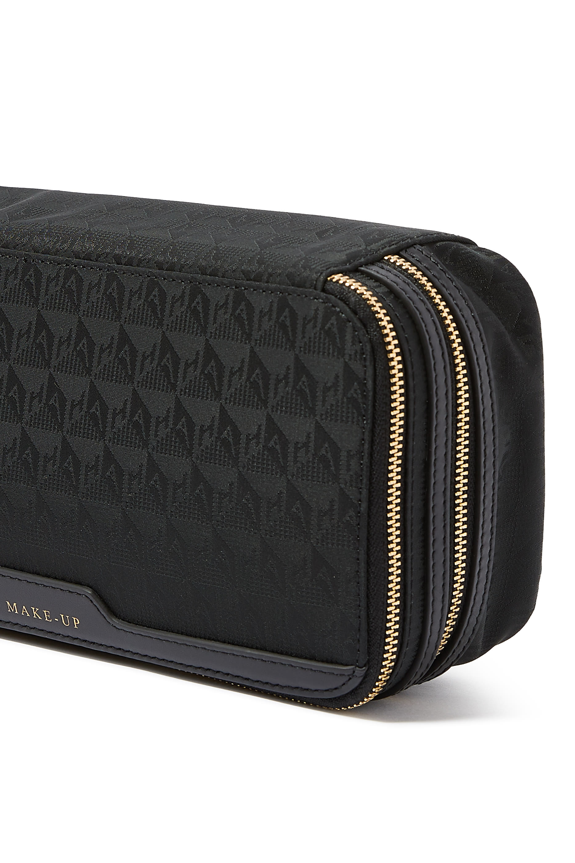 Logo Nylon Makeup Bag