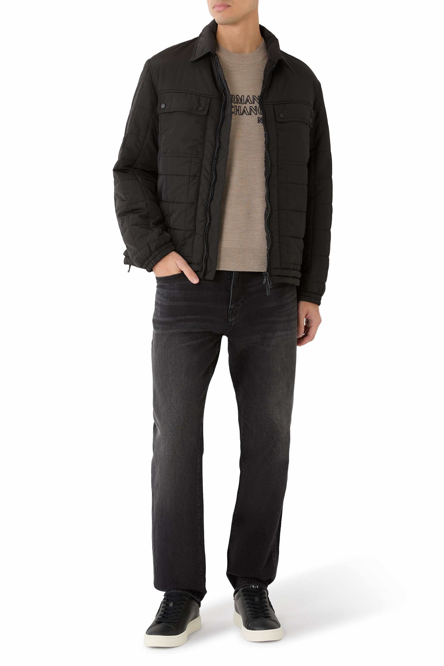 Zipper Quilted Jacket