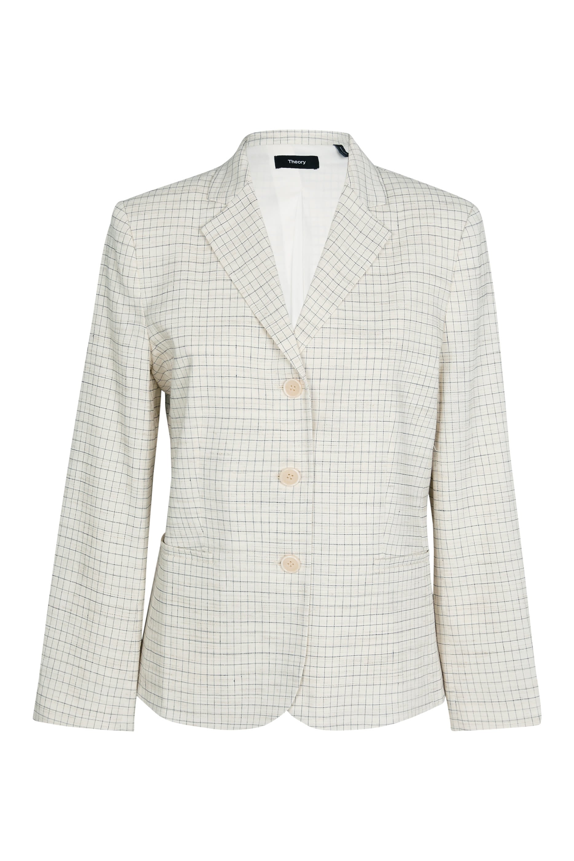 Shrunken Three-Button Blazer in Good Linen