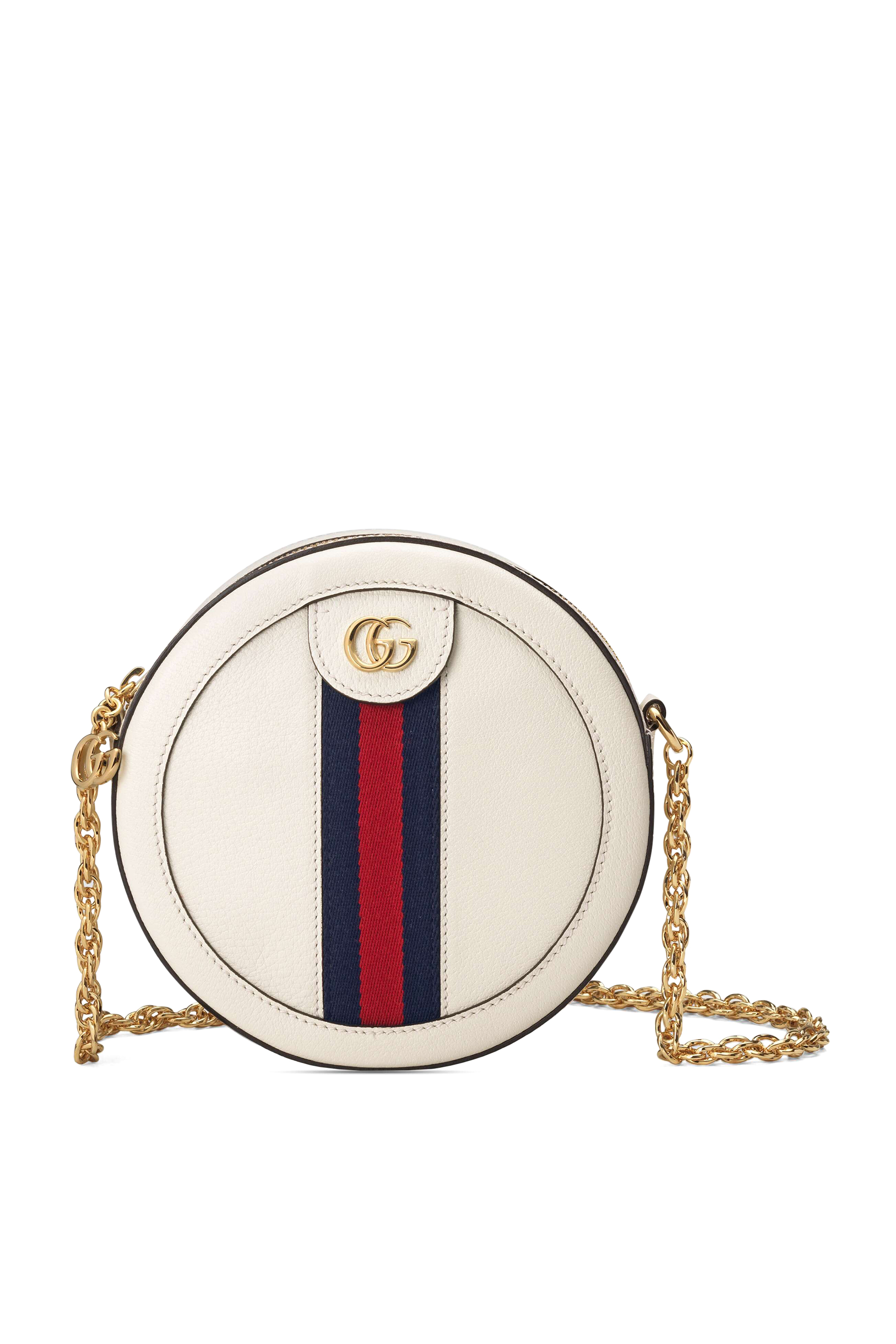 Ophidia Mini Round Shoulder Bag