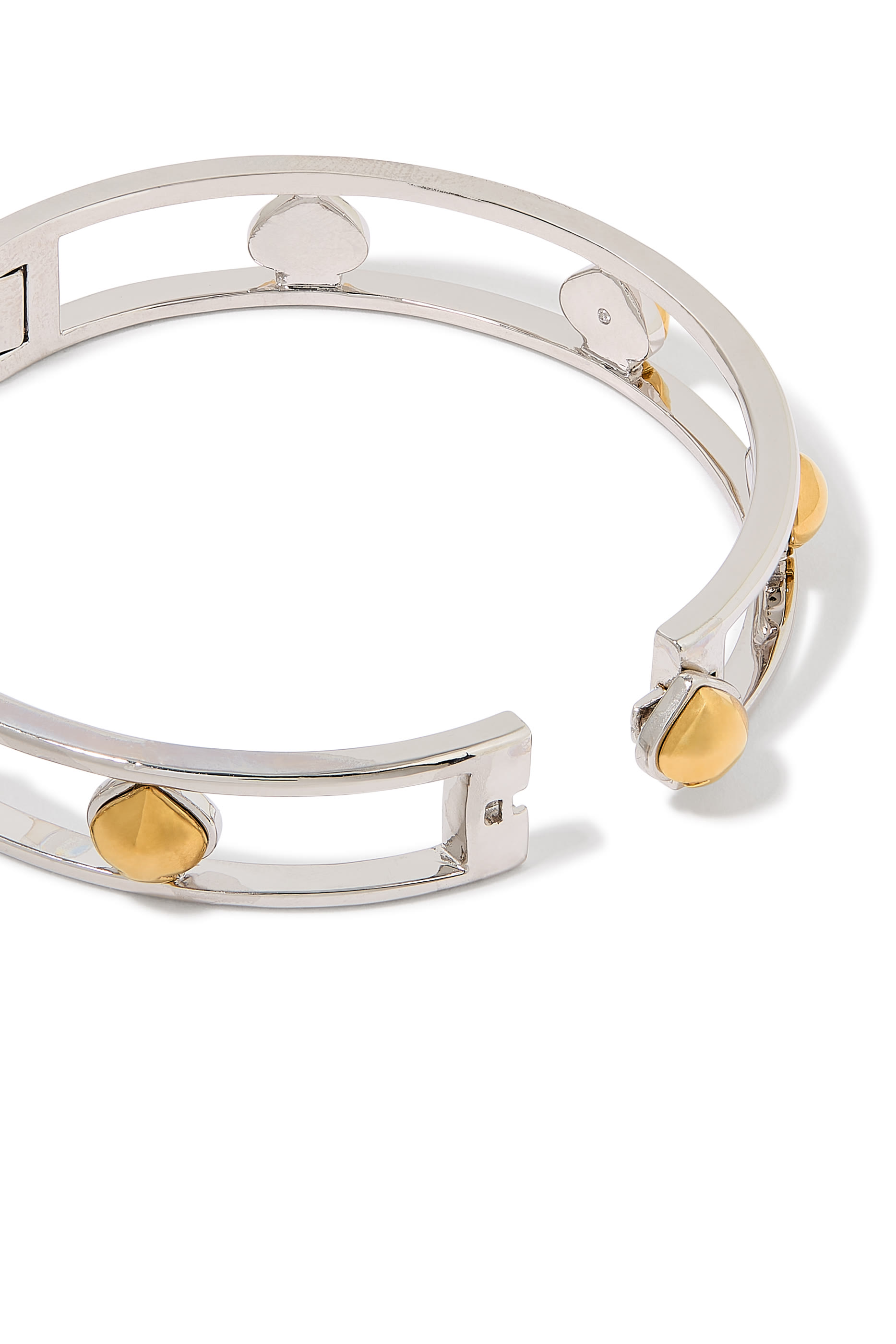 Sculpted Spade Cut Out Bangle