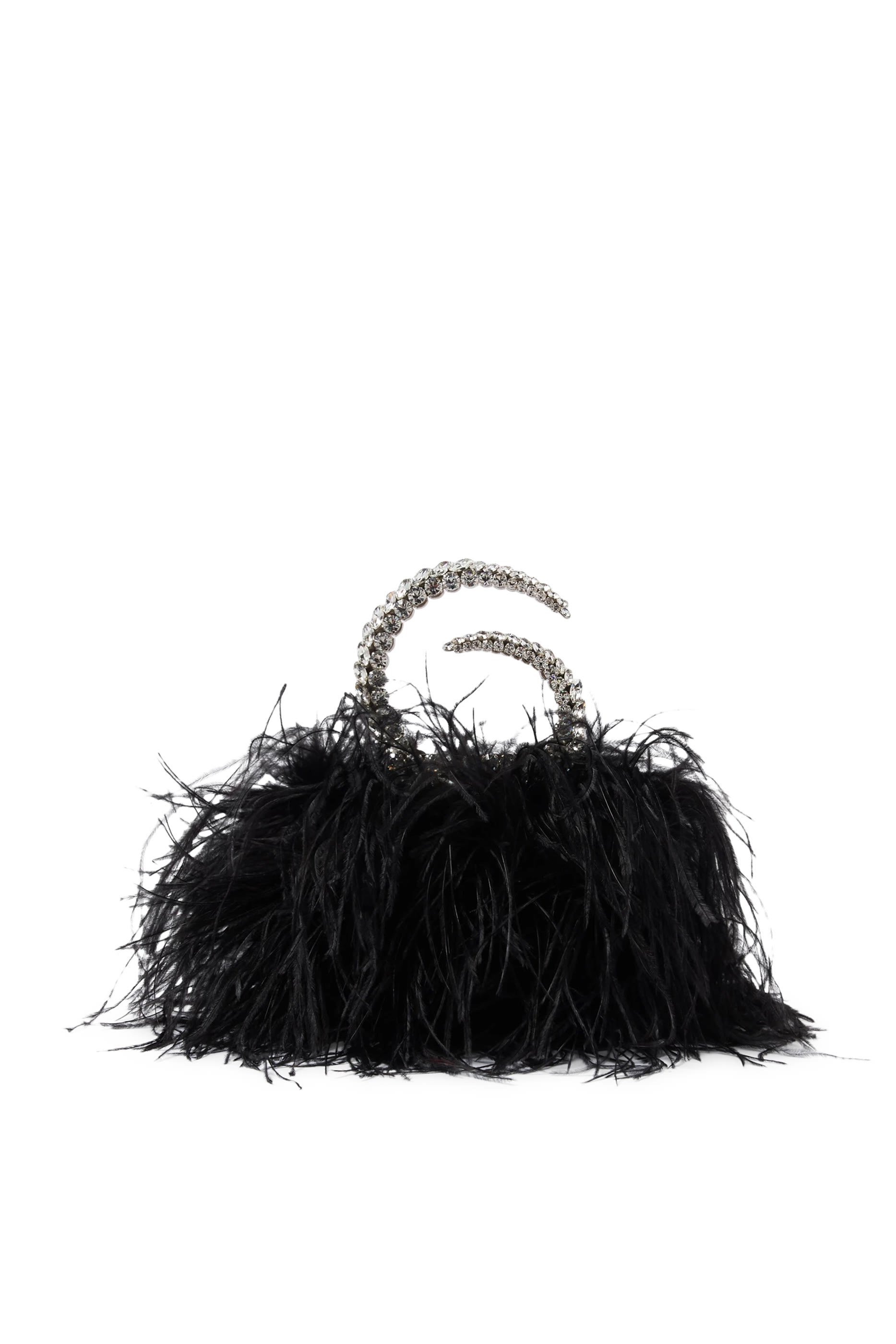 Karma Feather Clutch Bag