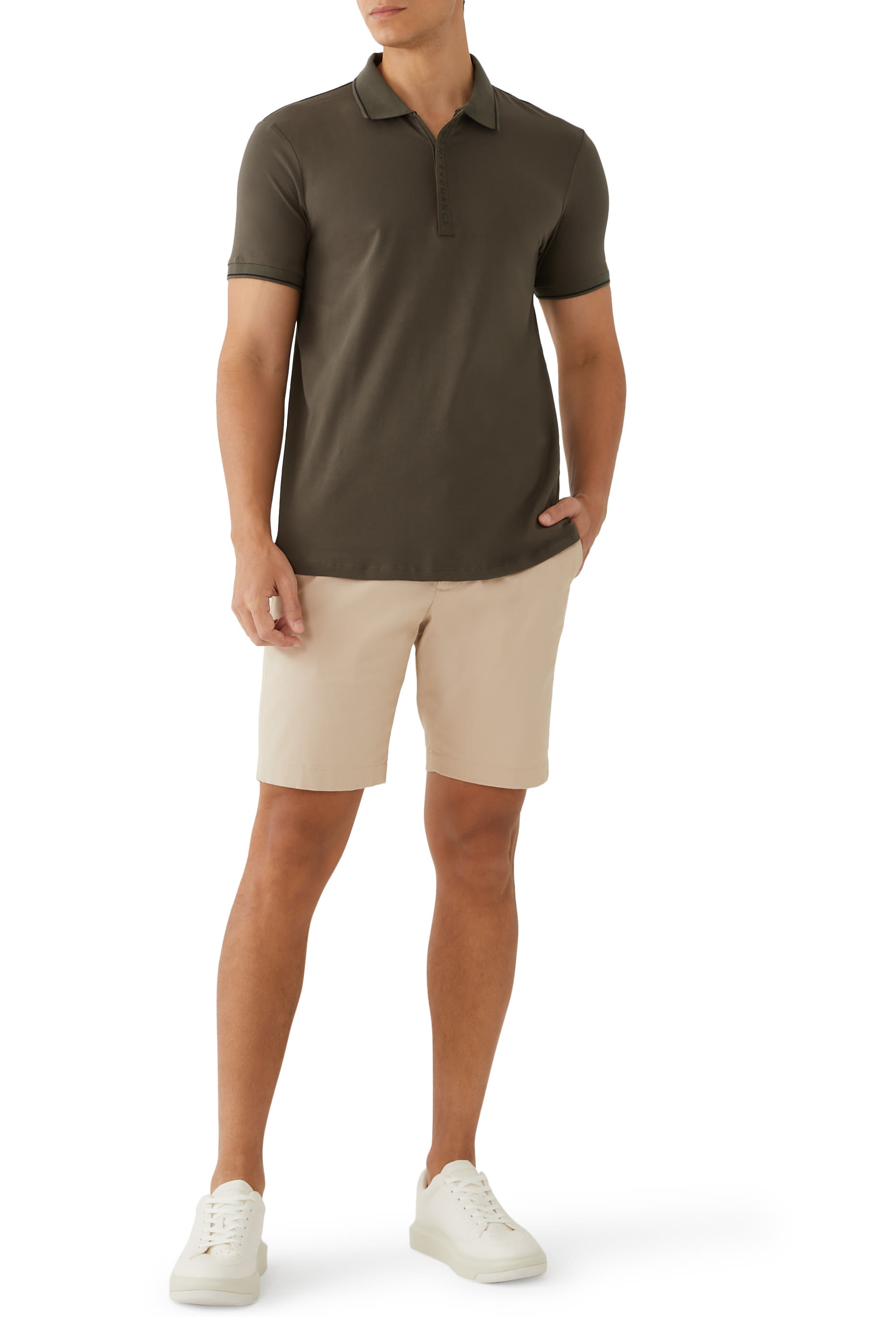 Contrasting Logo Polo Shirt