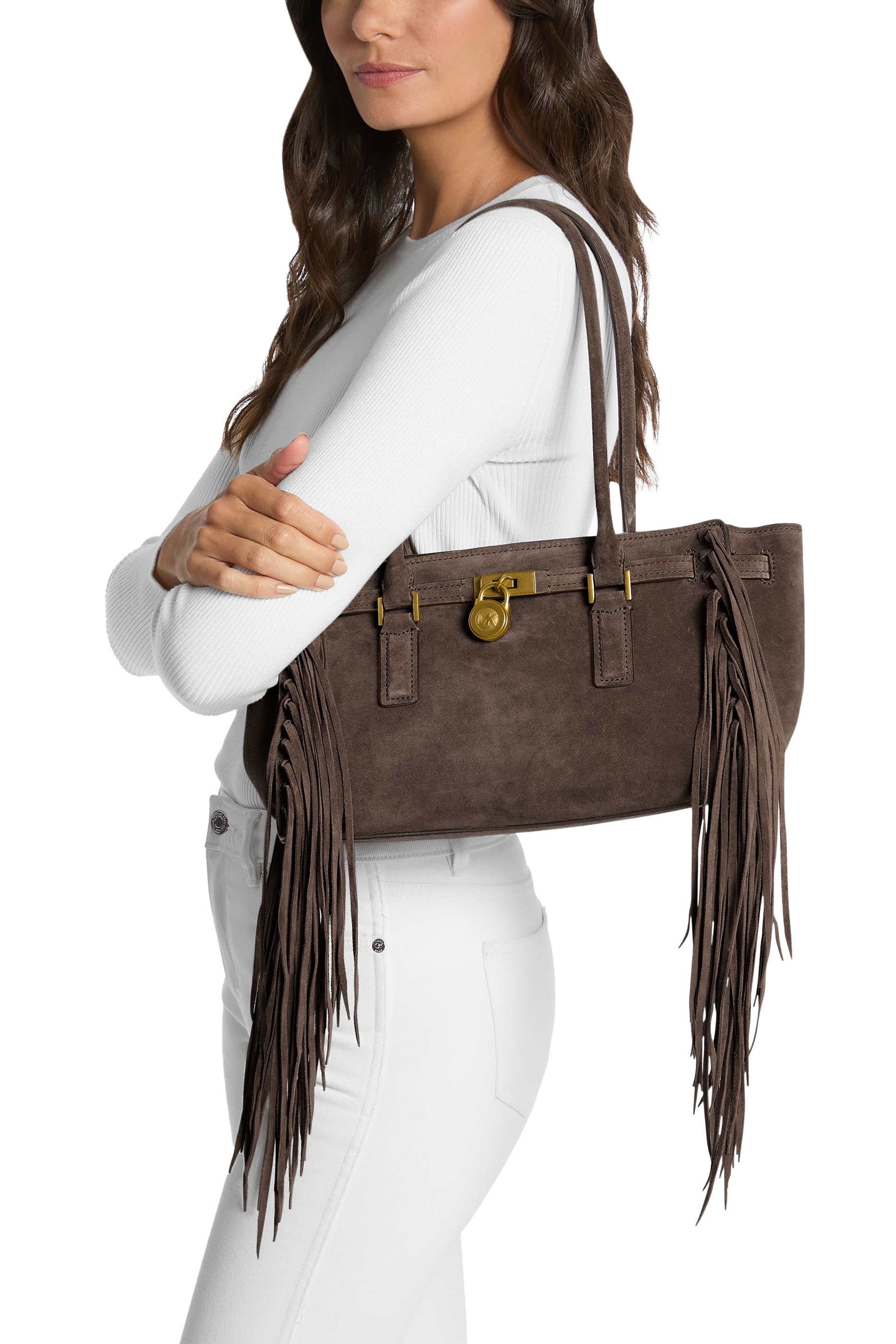 Hamilton Moderne Small Signature Logo Satchel