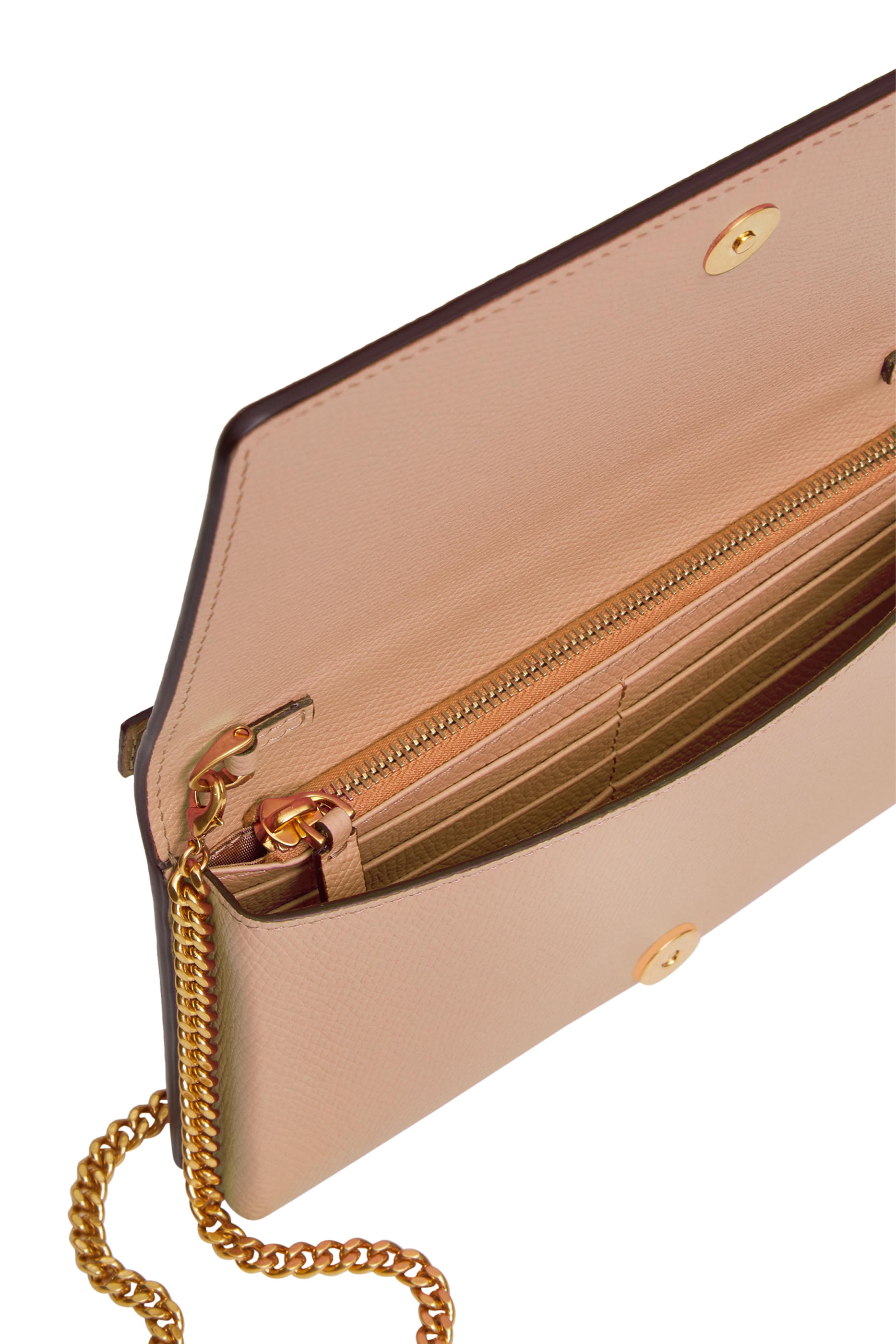 VLogo Signature Grainy Calfskin Wallet