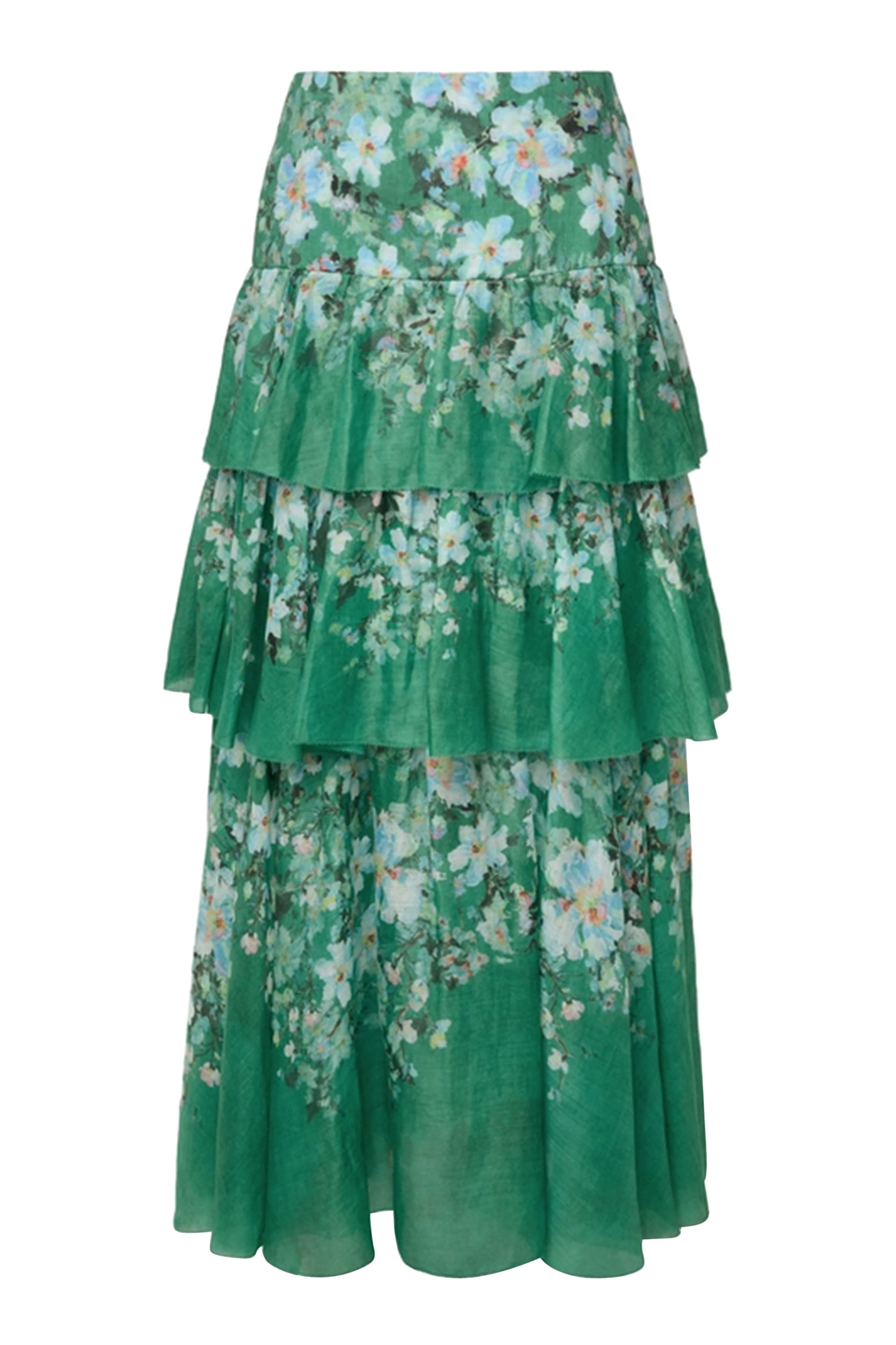 Everley Tiered Midi Skirt