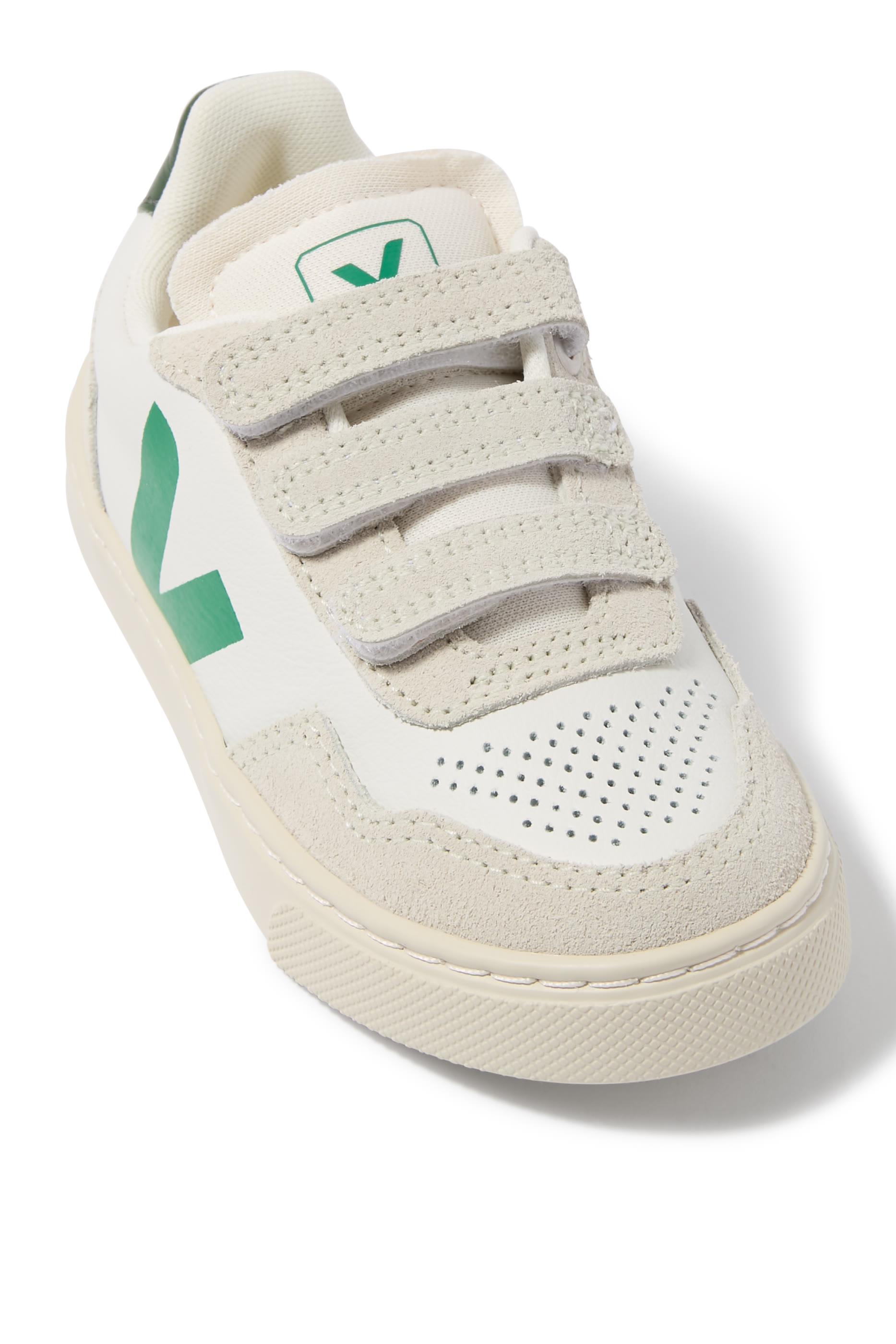 Kids V-90 Leather Sneakers