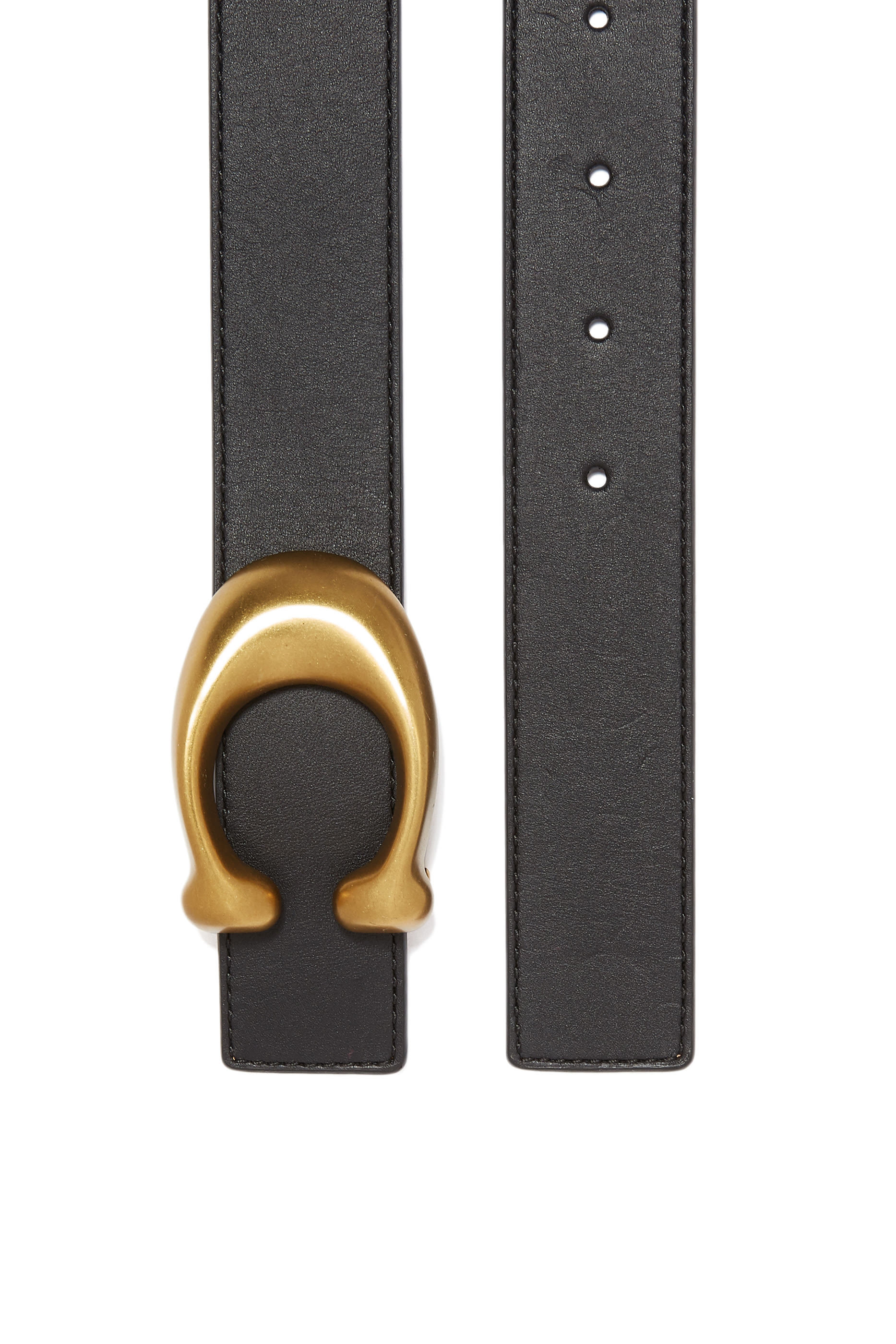 Signature Buckle Reversible Belt