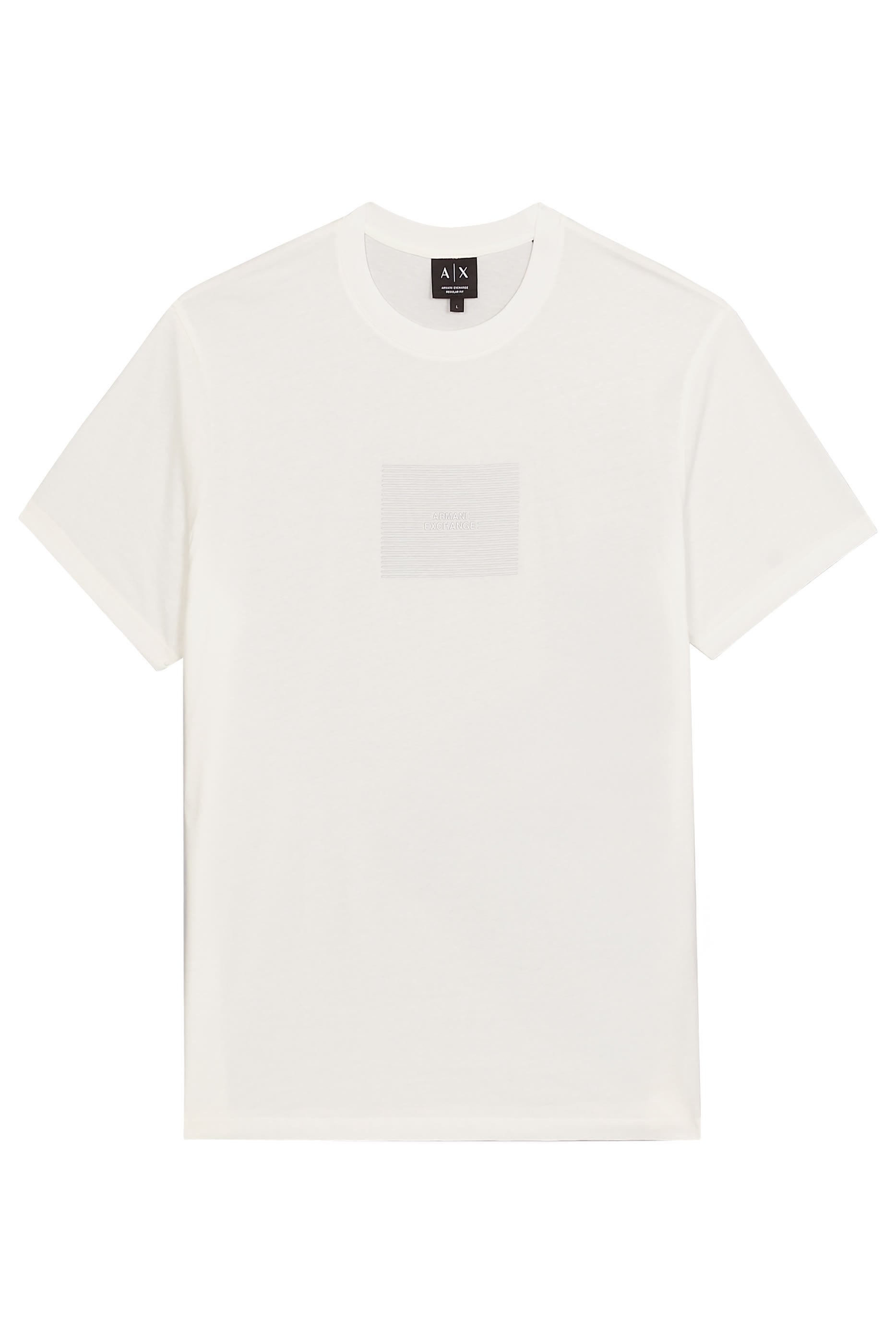 AX Logo Cotton-Jersey T-Shirt