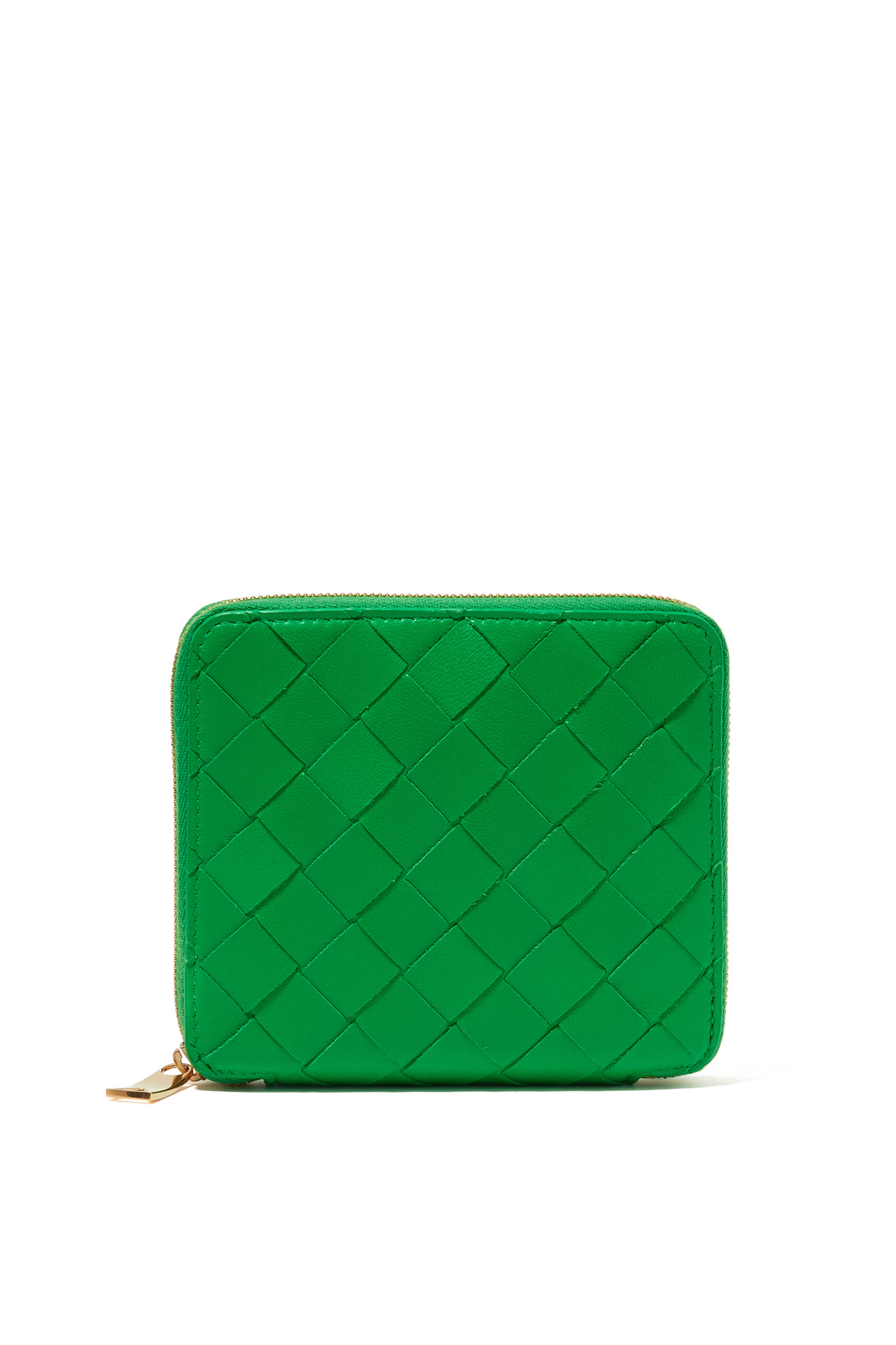 Zip Around Intrecciato Wallet