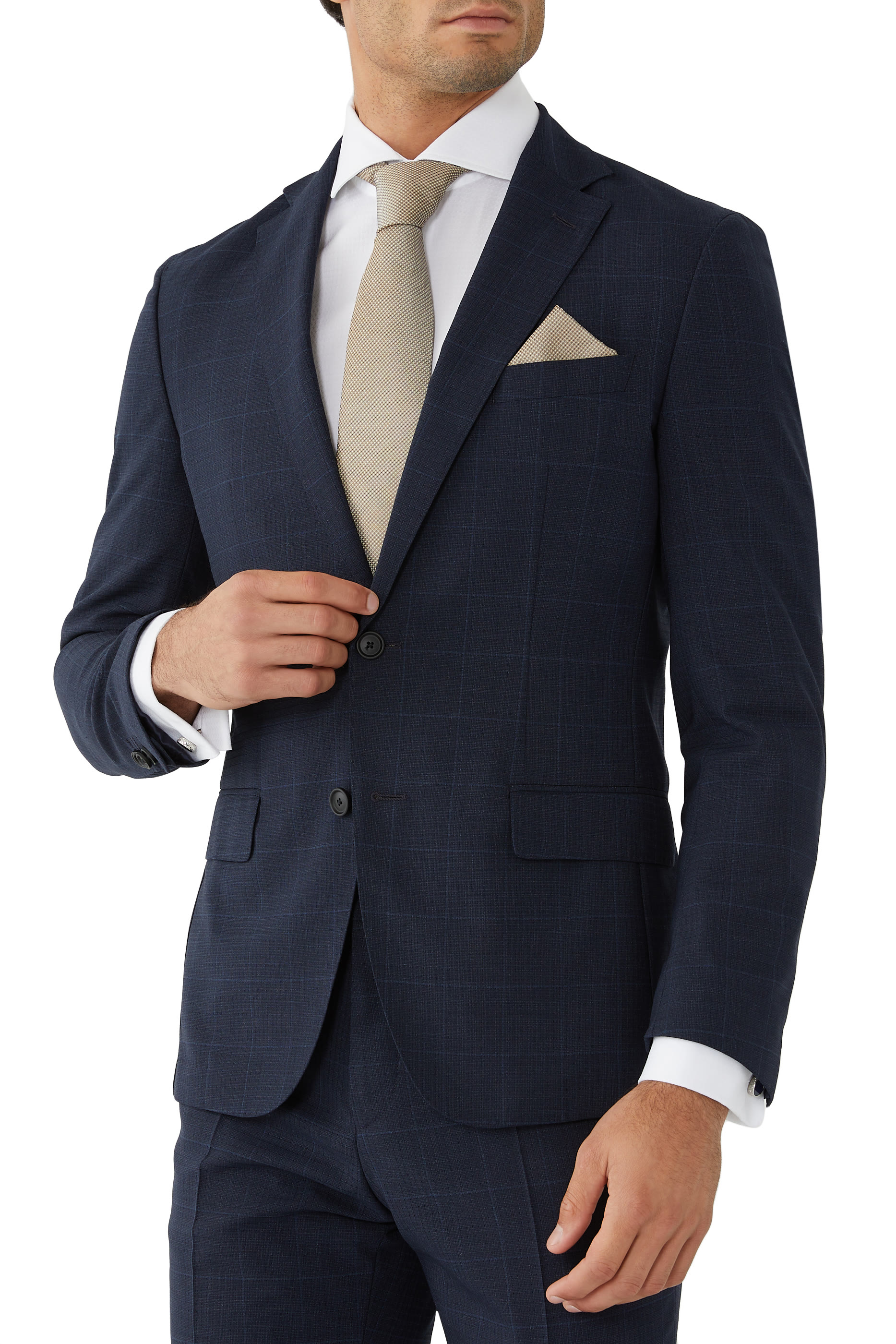 H-Tie And Pocket Square Set