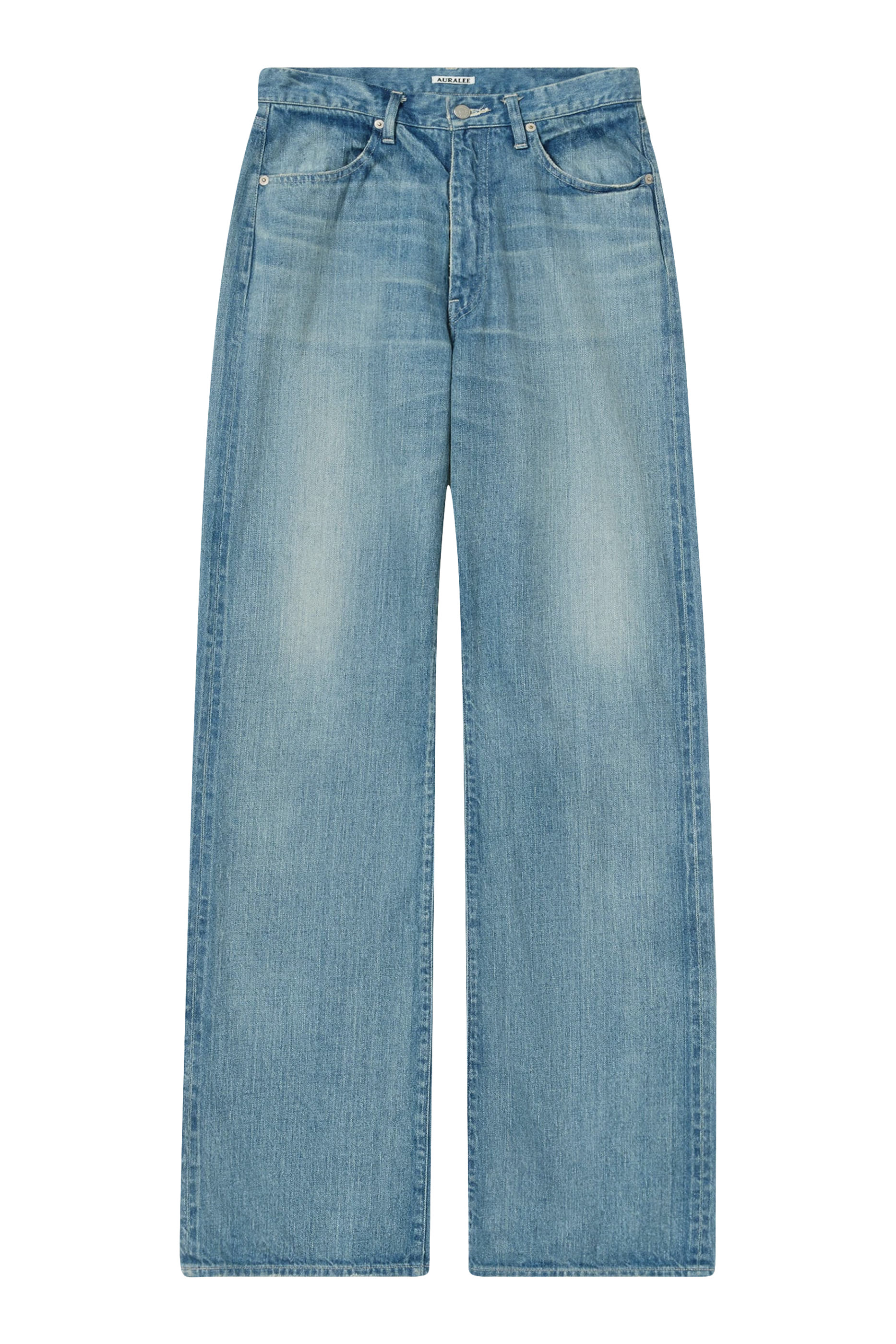 Selvedge Faded Light Denim Pants