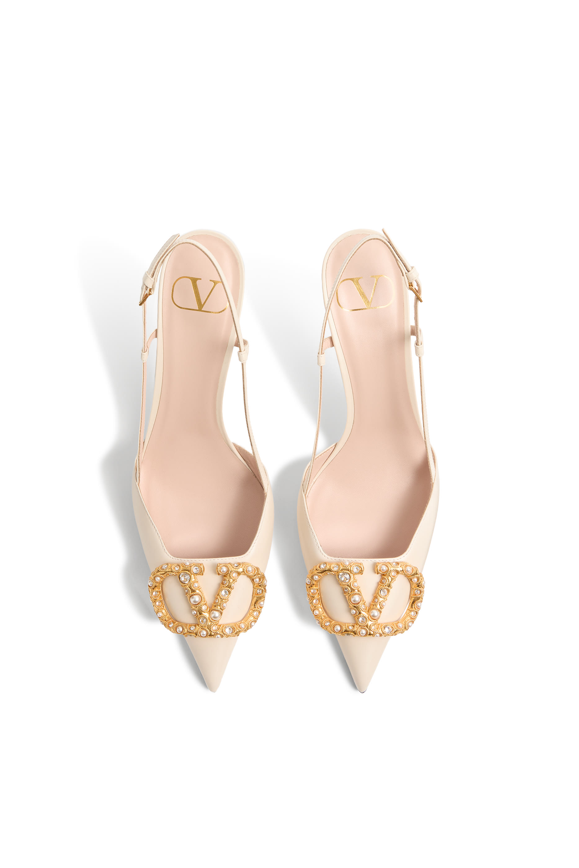 VLogo 80 Signature Slingback Pumps