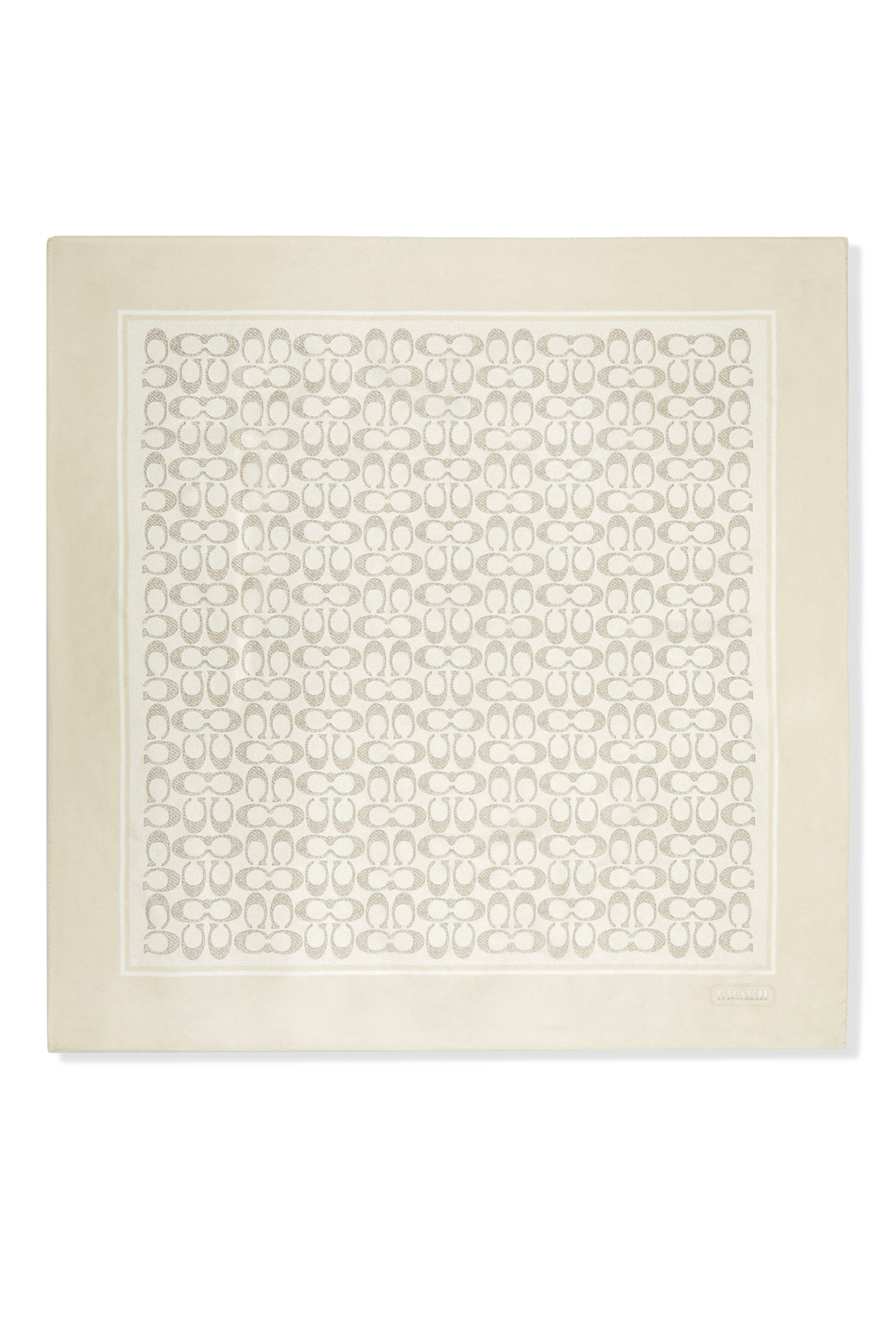 Vintage Signature Print Silk Square Scarf