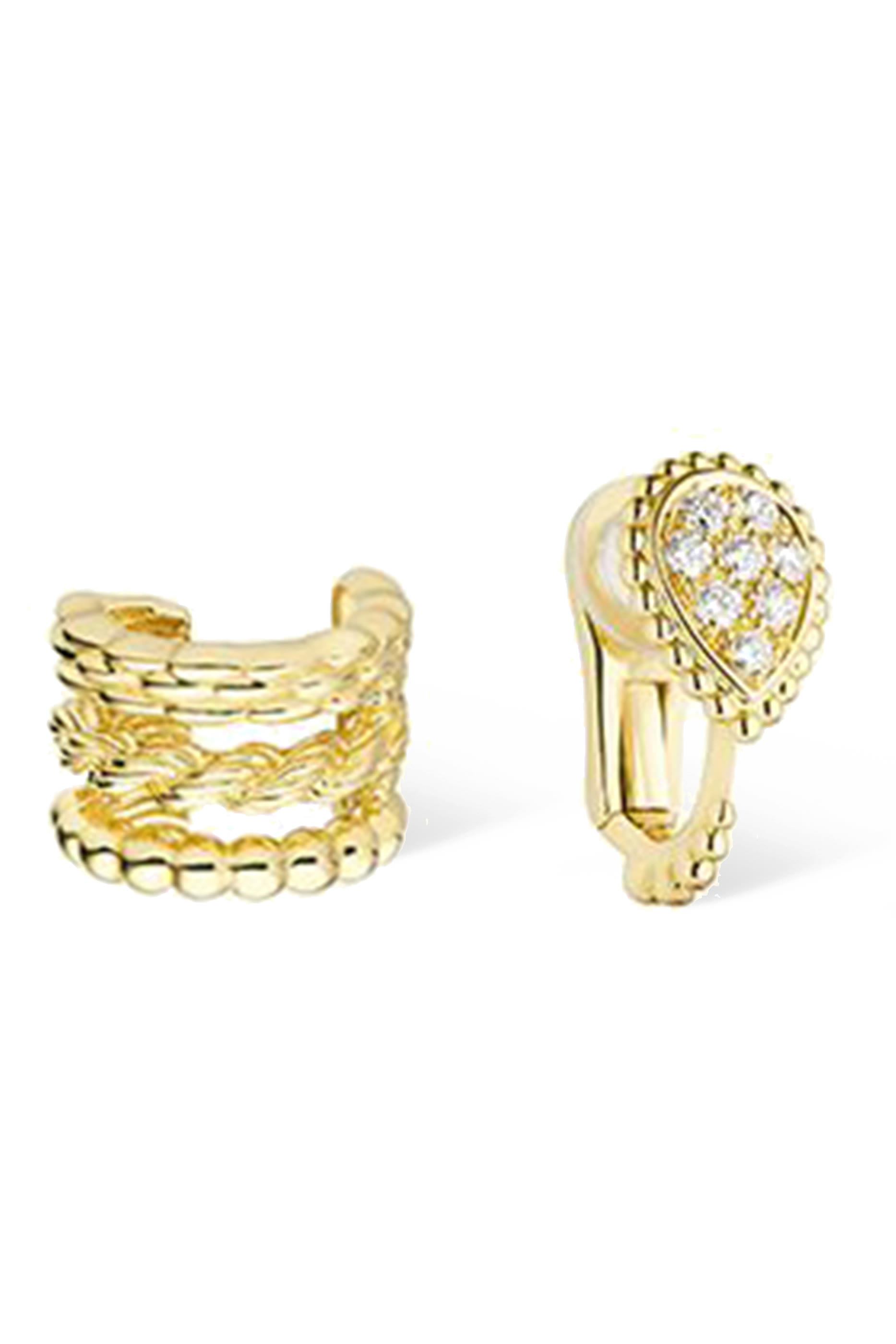 Serpent Boh&egrave;me Asymmetrical Ear Clips