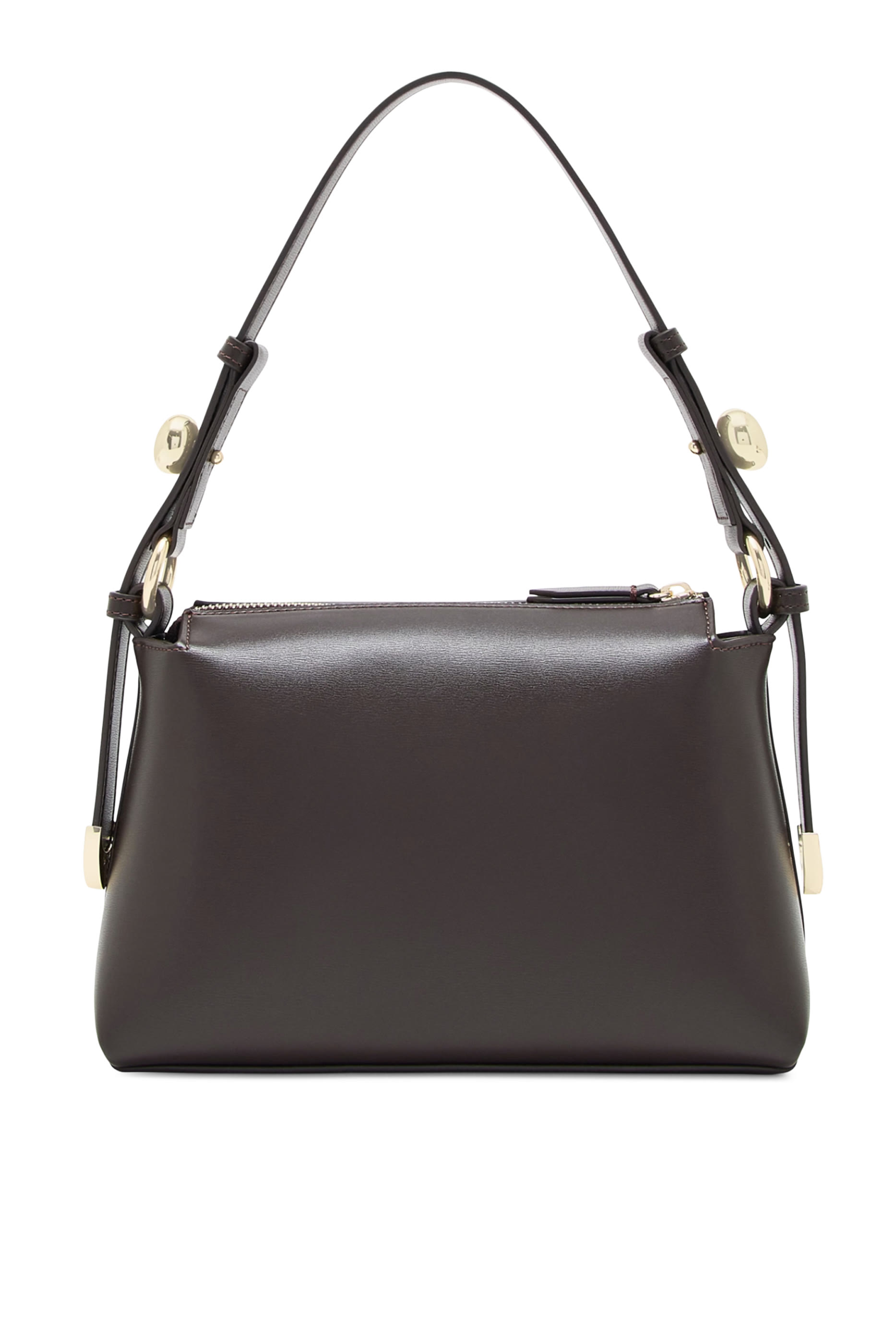 Coated Fabric Shoulder Bag