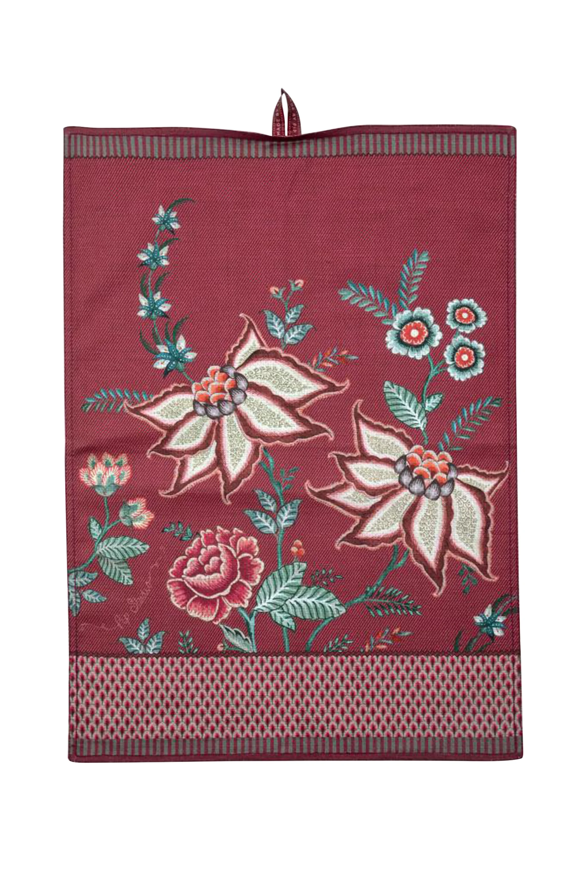 Flower Festival Tea Towel