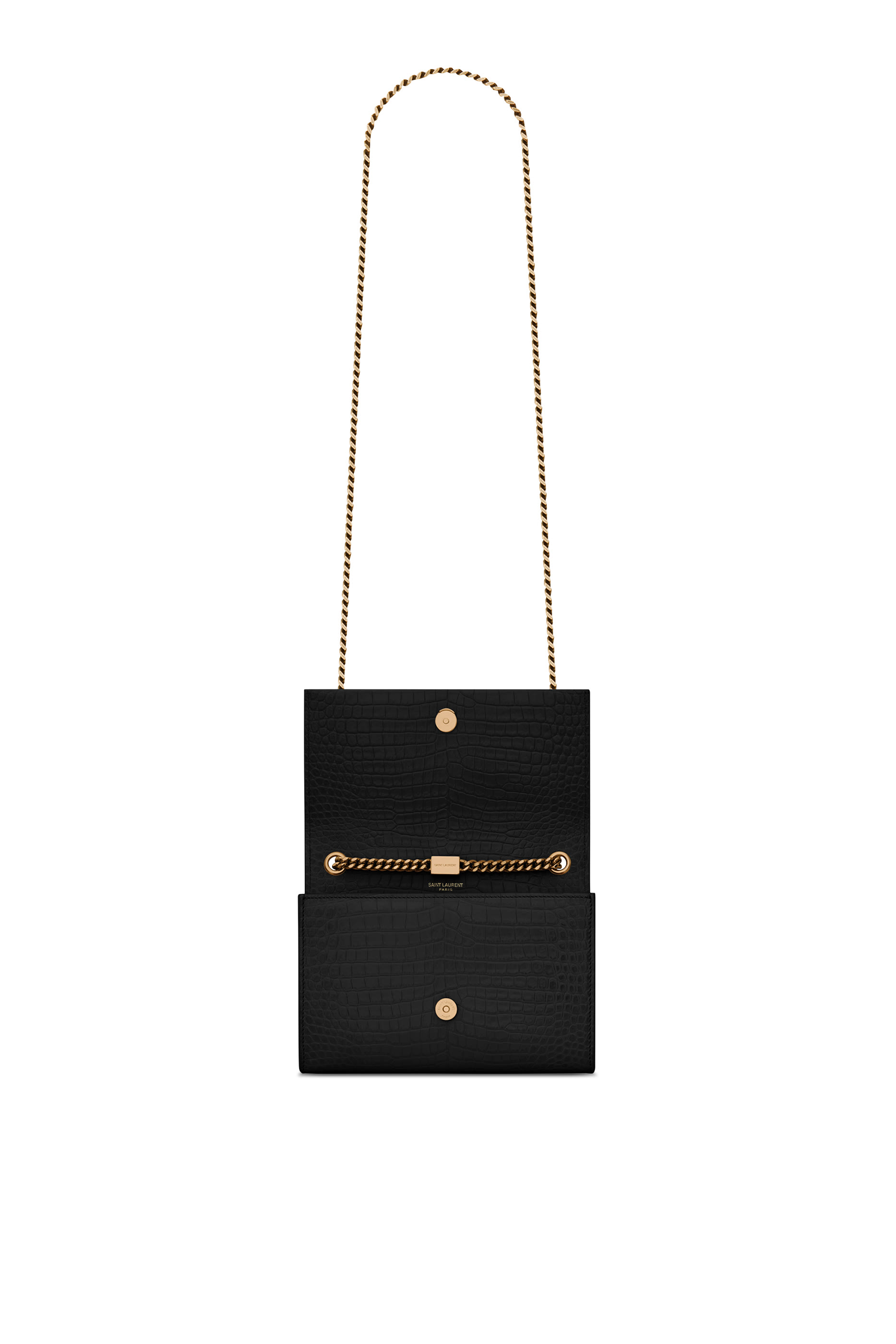  Kate Small Tassel Bag in Crocodile Embossed Leather