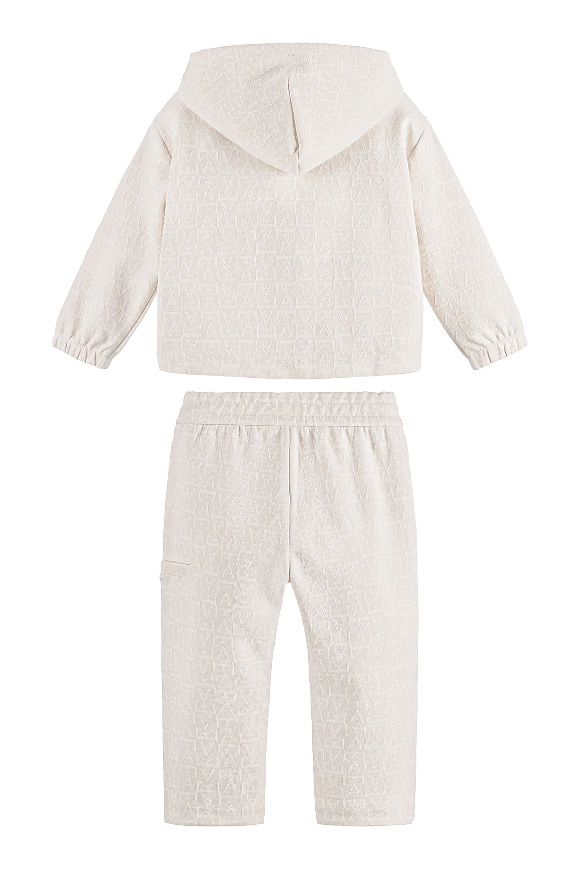 Kids Hooded Monogram Tracksuit 