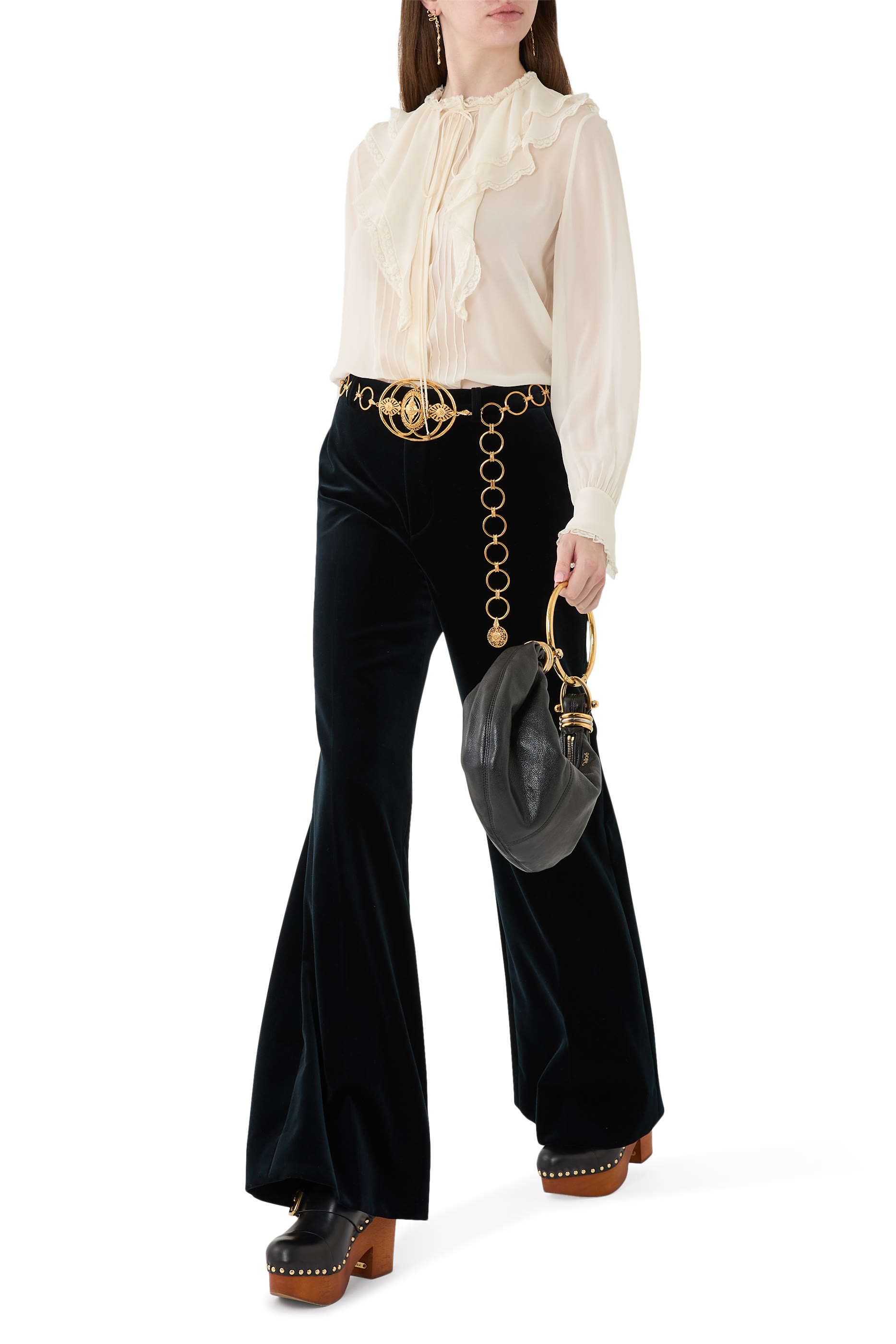 Flared Tailored Pants