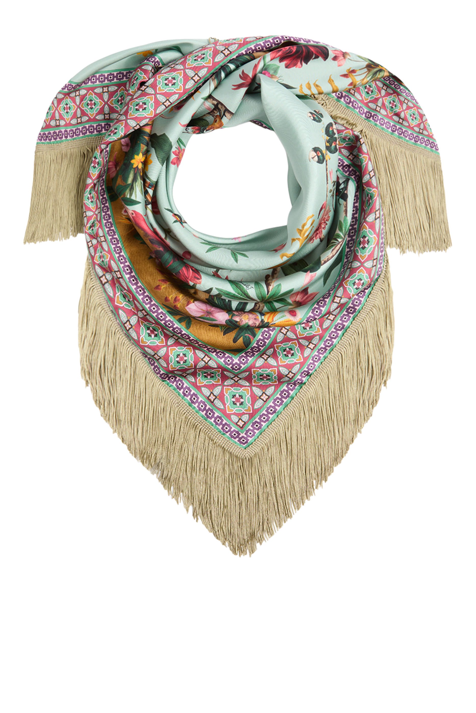 Reversible Fringe Foulard