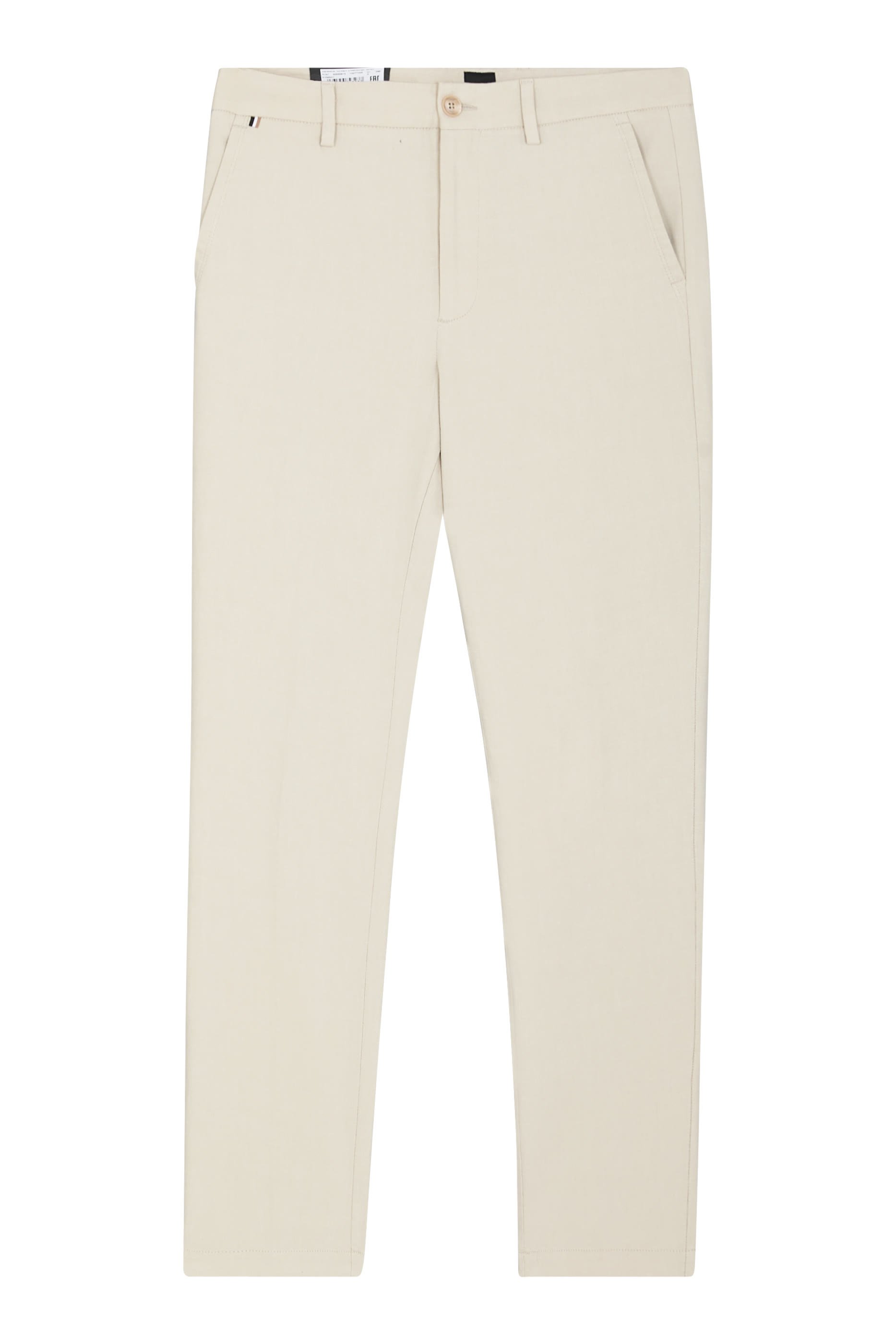 Slim-Fit Cotton Trousers