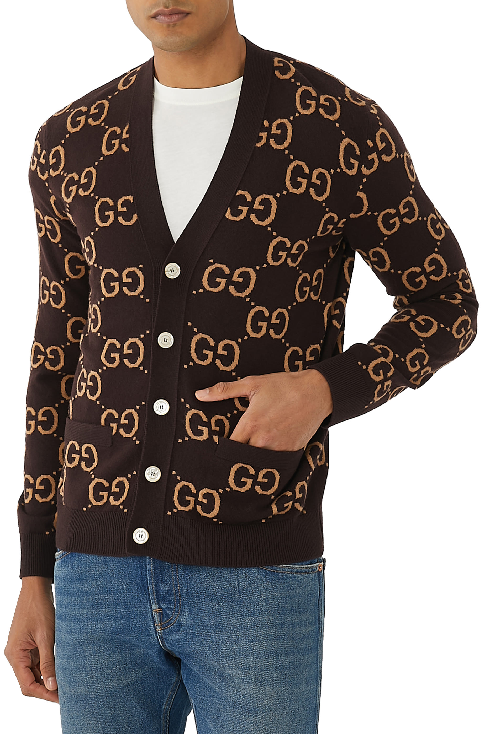 GG Wool Cardigan