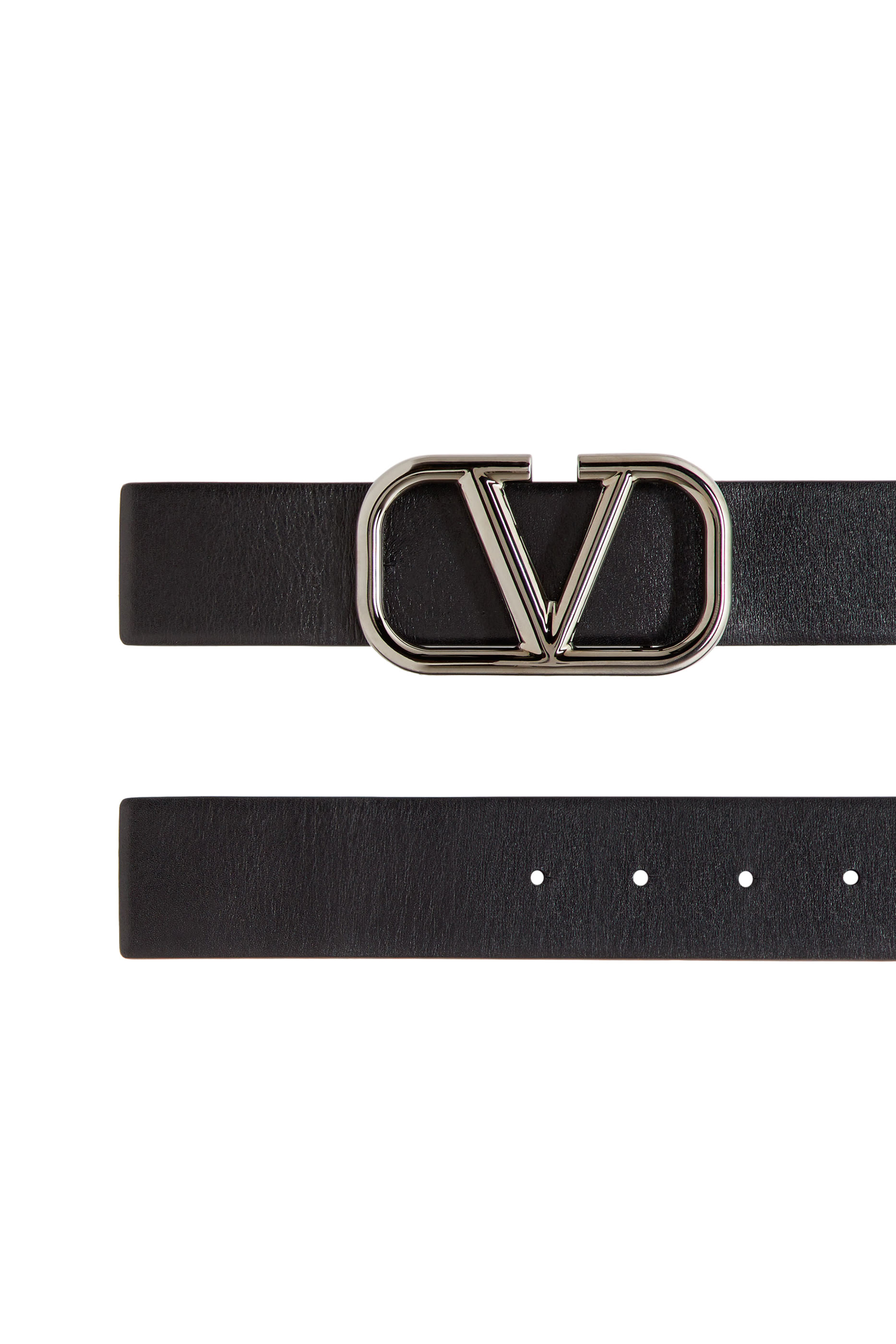 Valentino Garavani VLogo Leather Belt