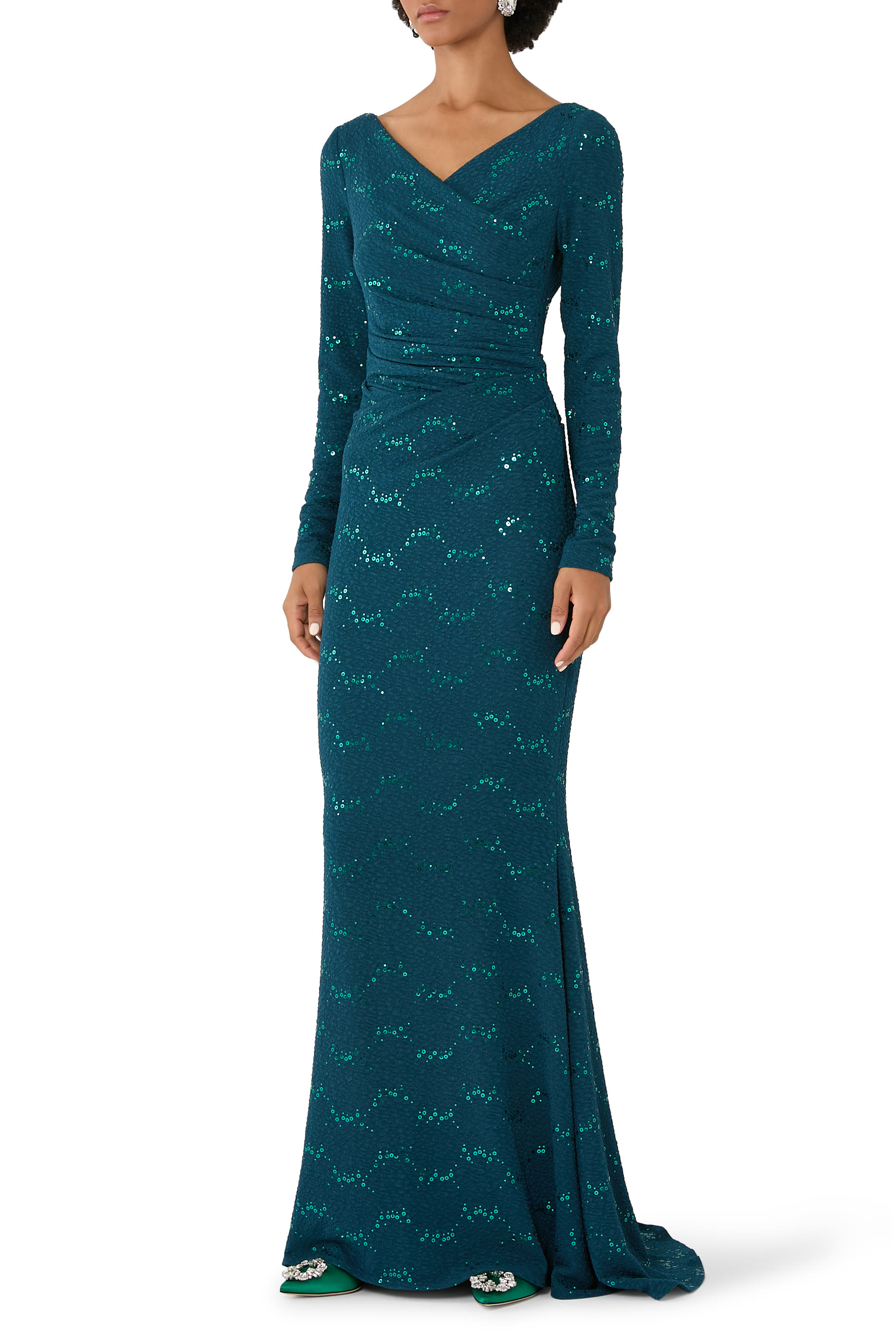 Long Sleeve Evening Gown 
