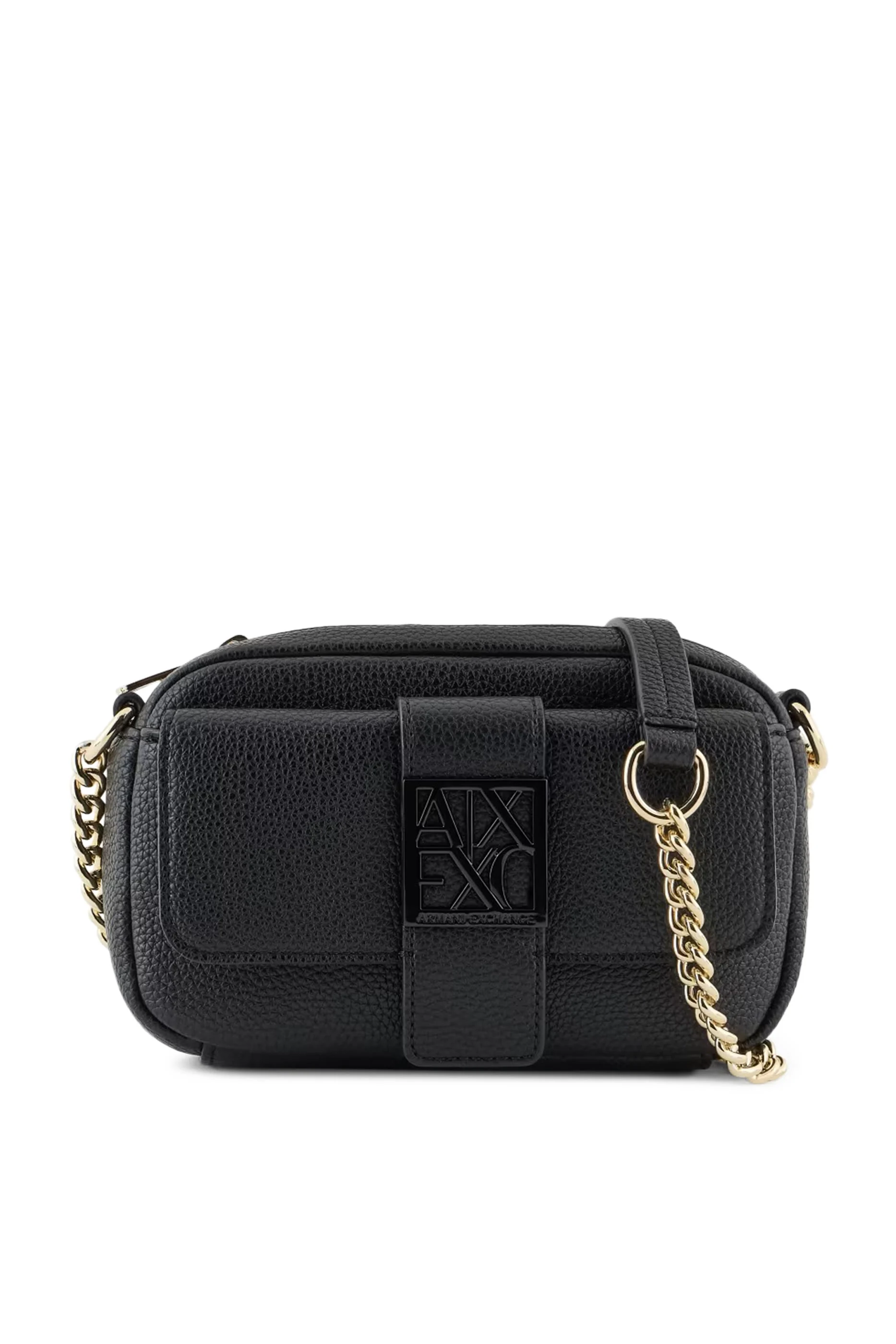 Monogram Logo and Chain Shoulder Strap Bag