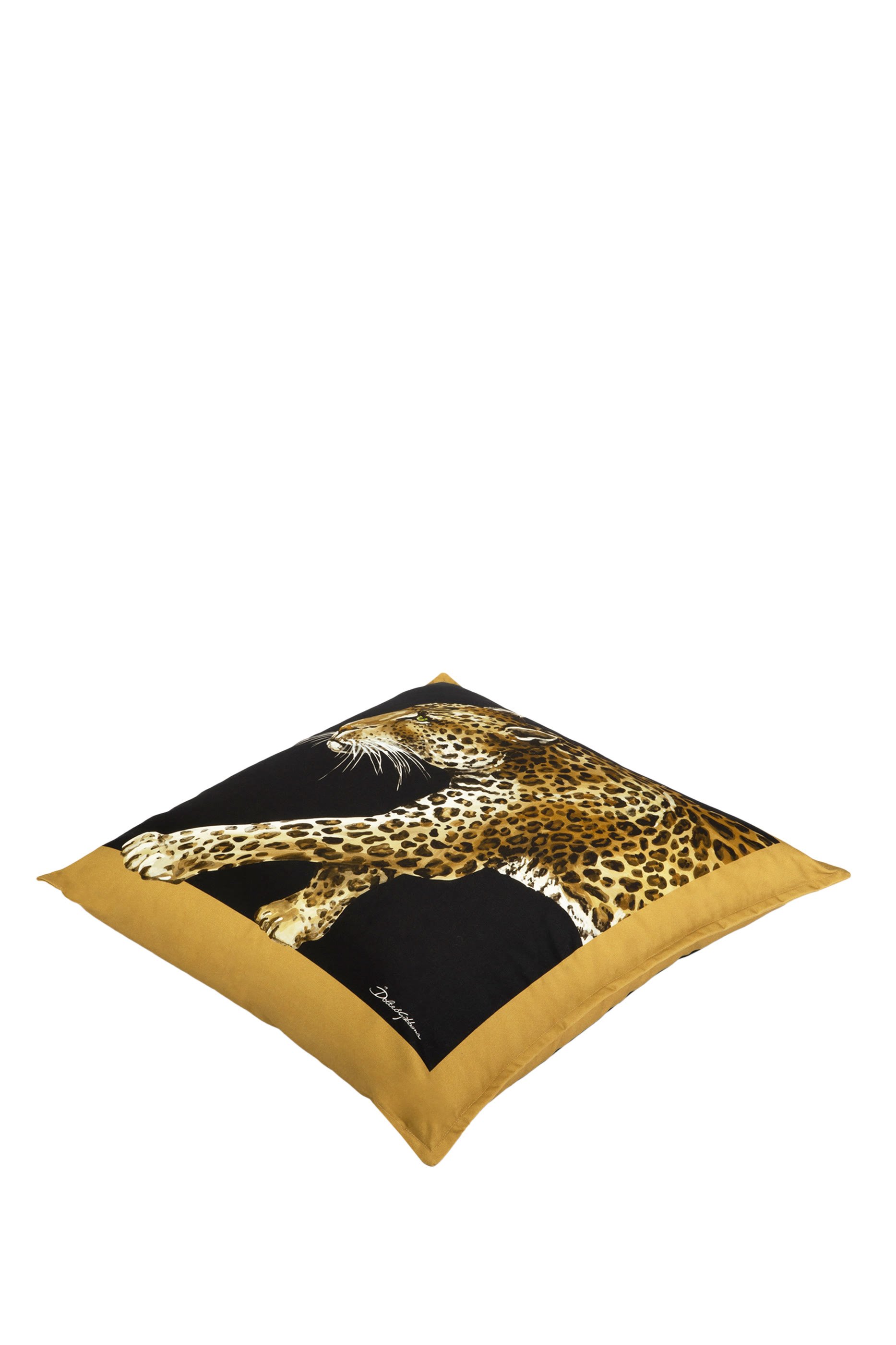 Leopard Medium Canvas Cushion