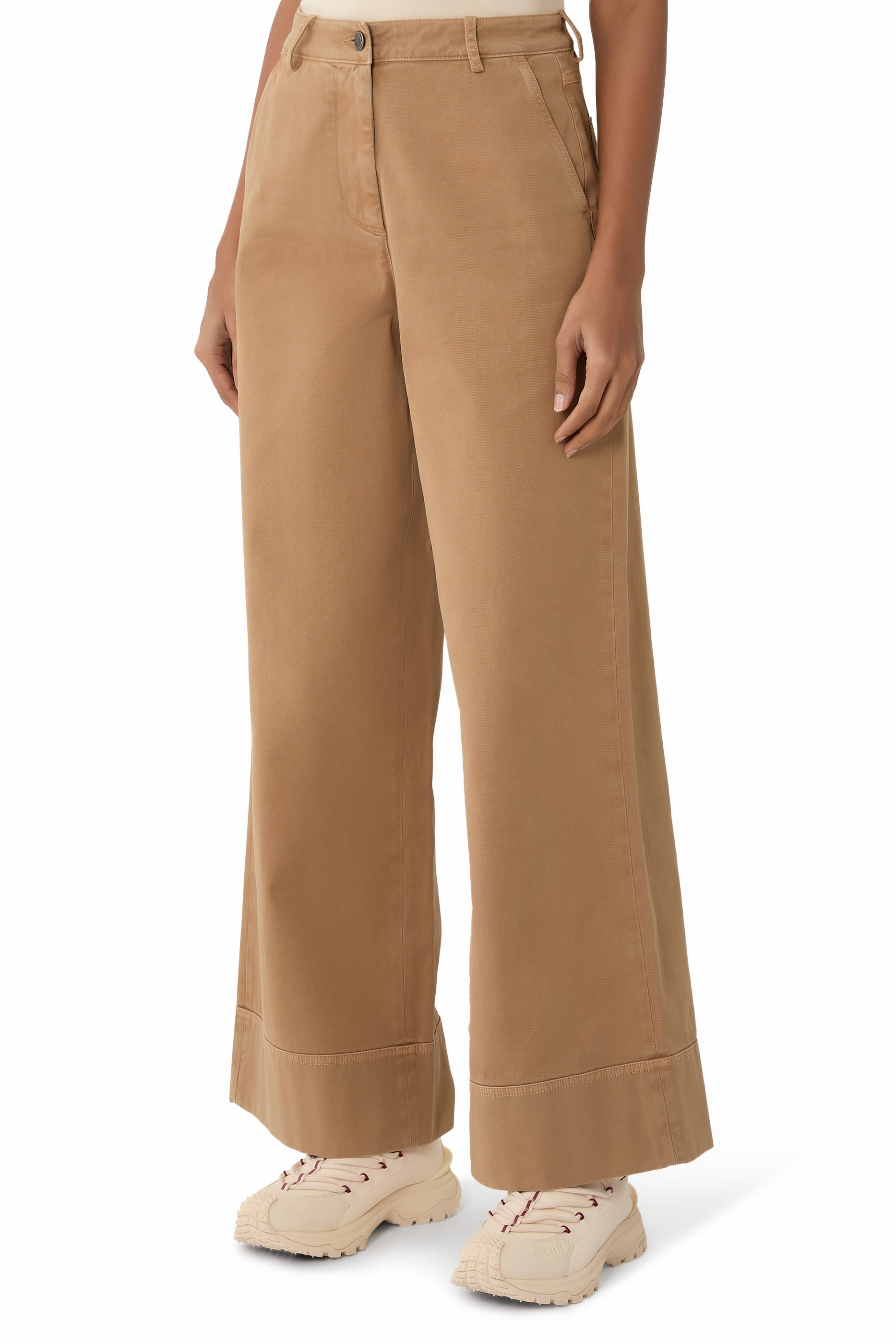 Gabardine-Style Pants 