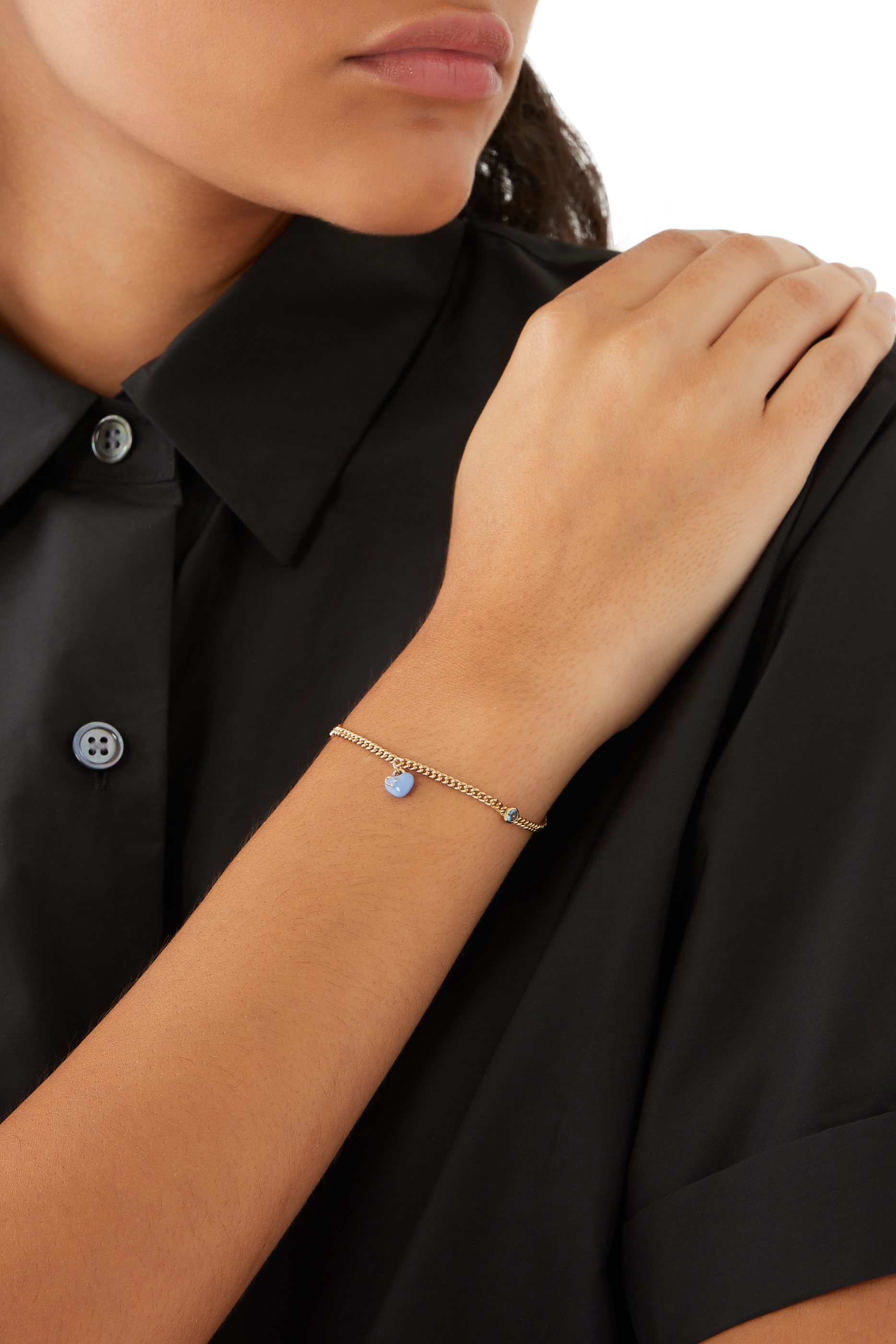 Signature Heart Charm Anklet